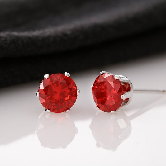 Red Cubic Zirconia Earrings - UnlimitedArtistry