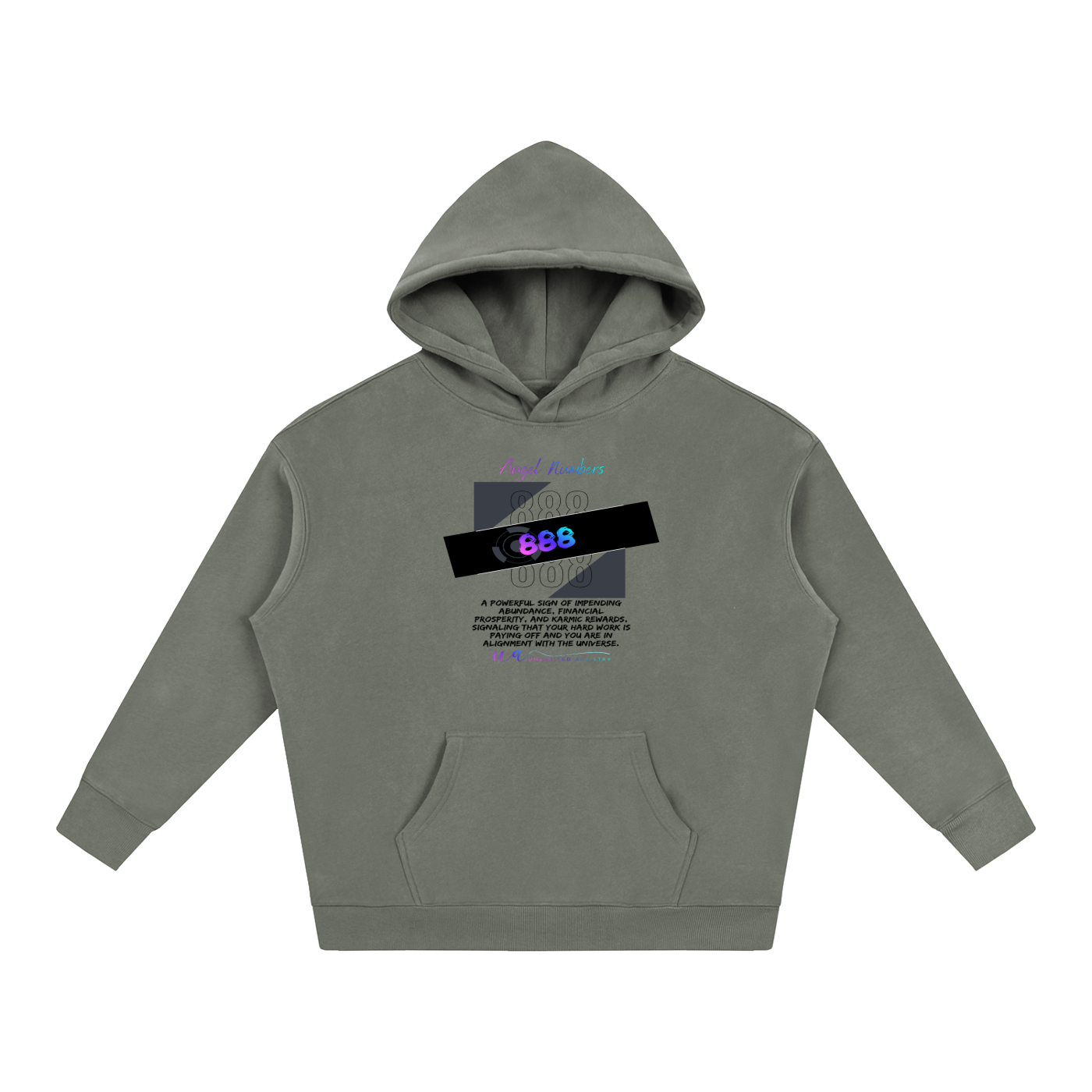 888 Oversize Fleeced Hoodie