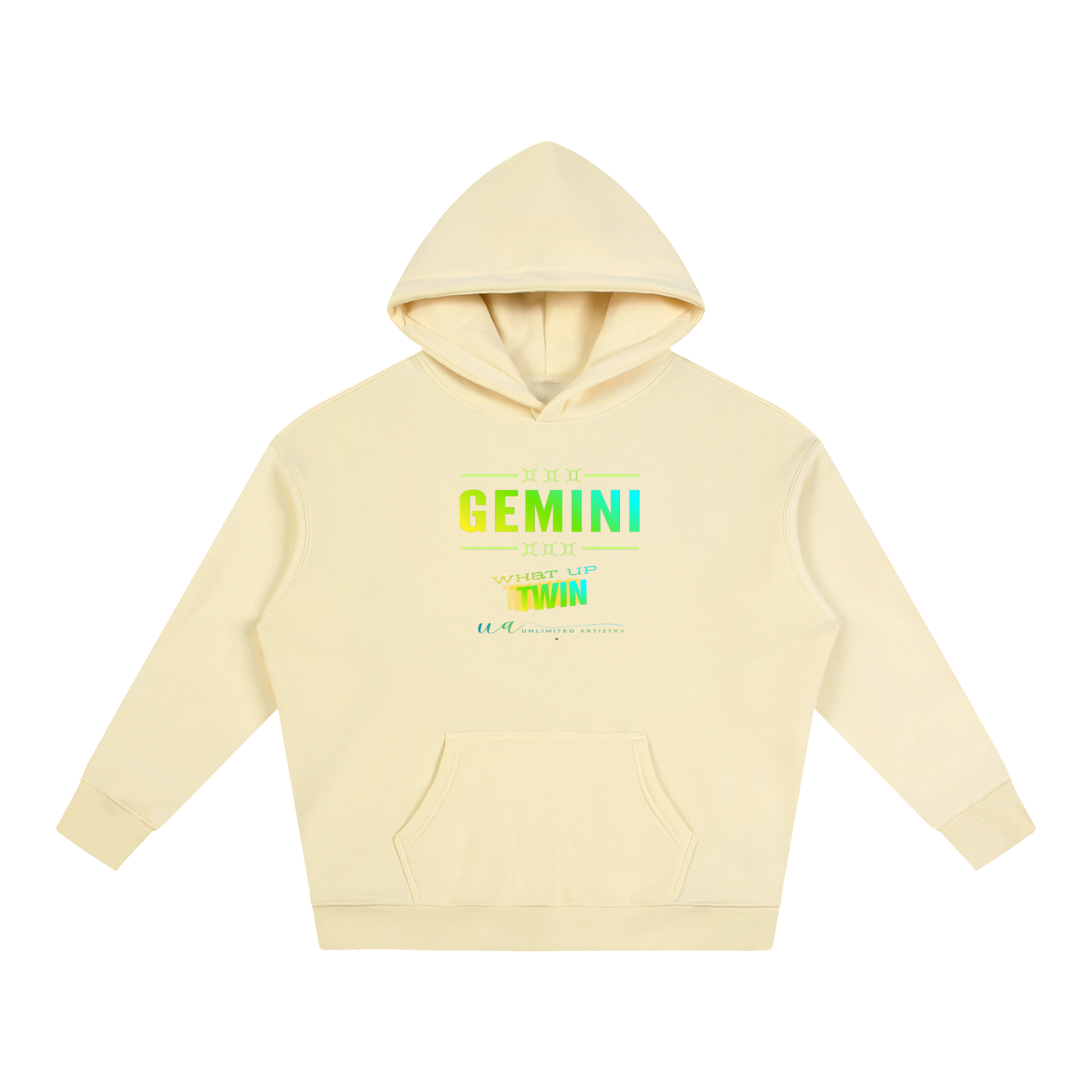 Gemini Oversize Fleeced Hoodie