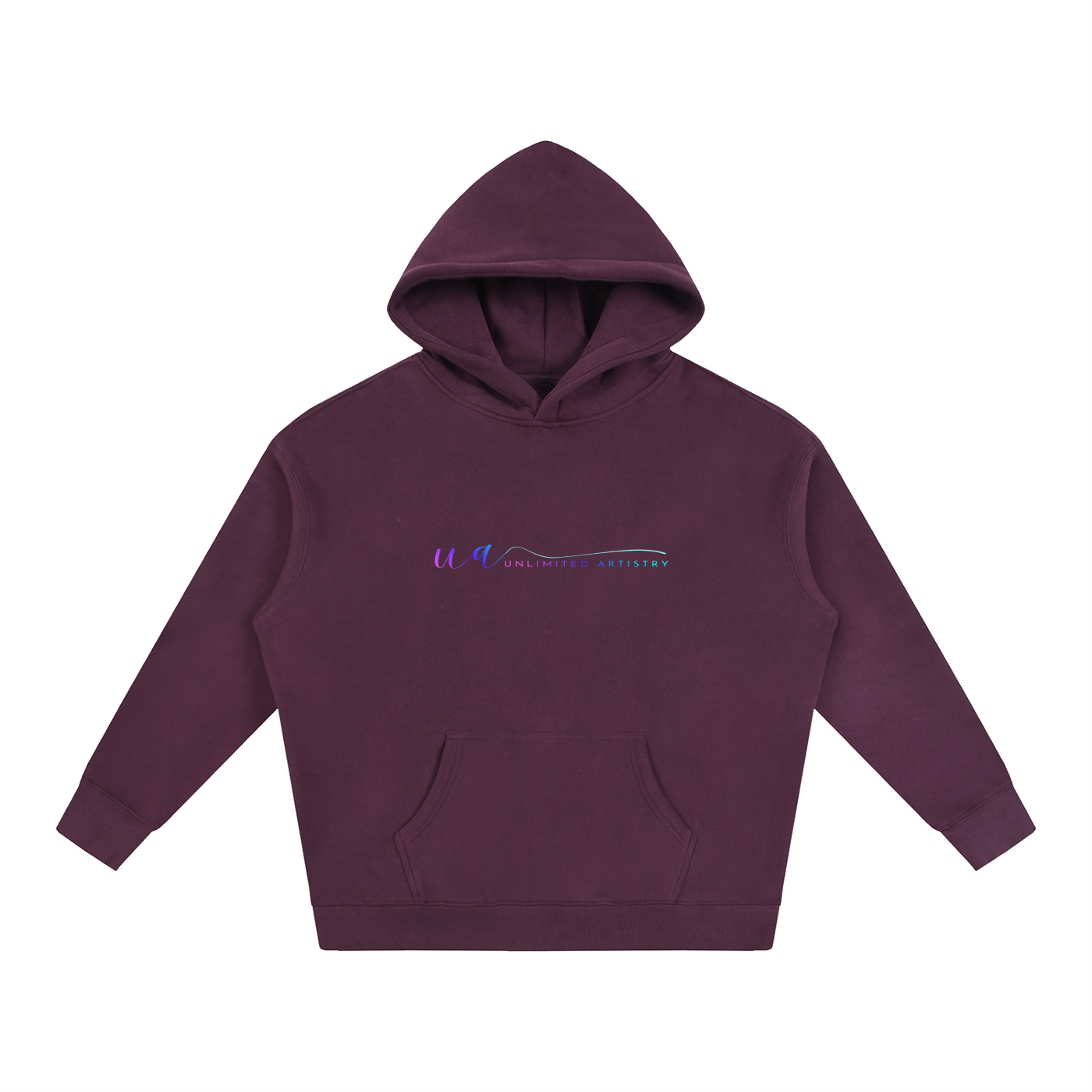 111(back) Oversize Fleeced Hoodie
