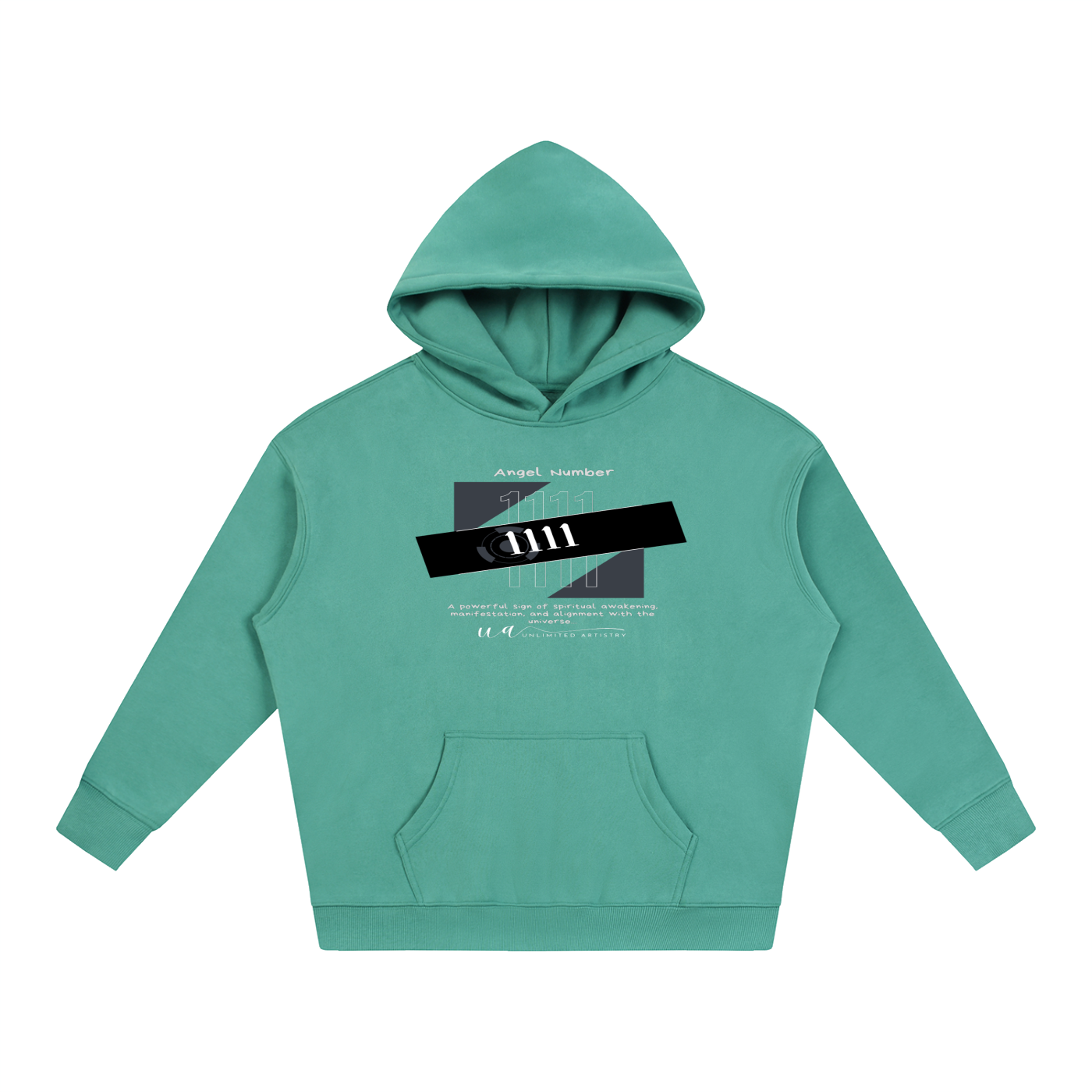 Angel Number 1111 Oversize Fleeced Hoodie