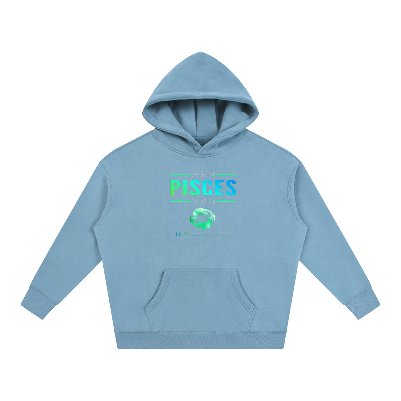 Pisces Oversize Fleeced Hoodie