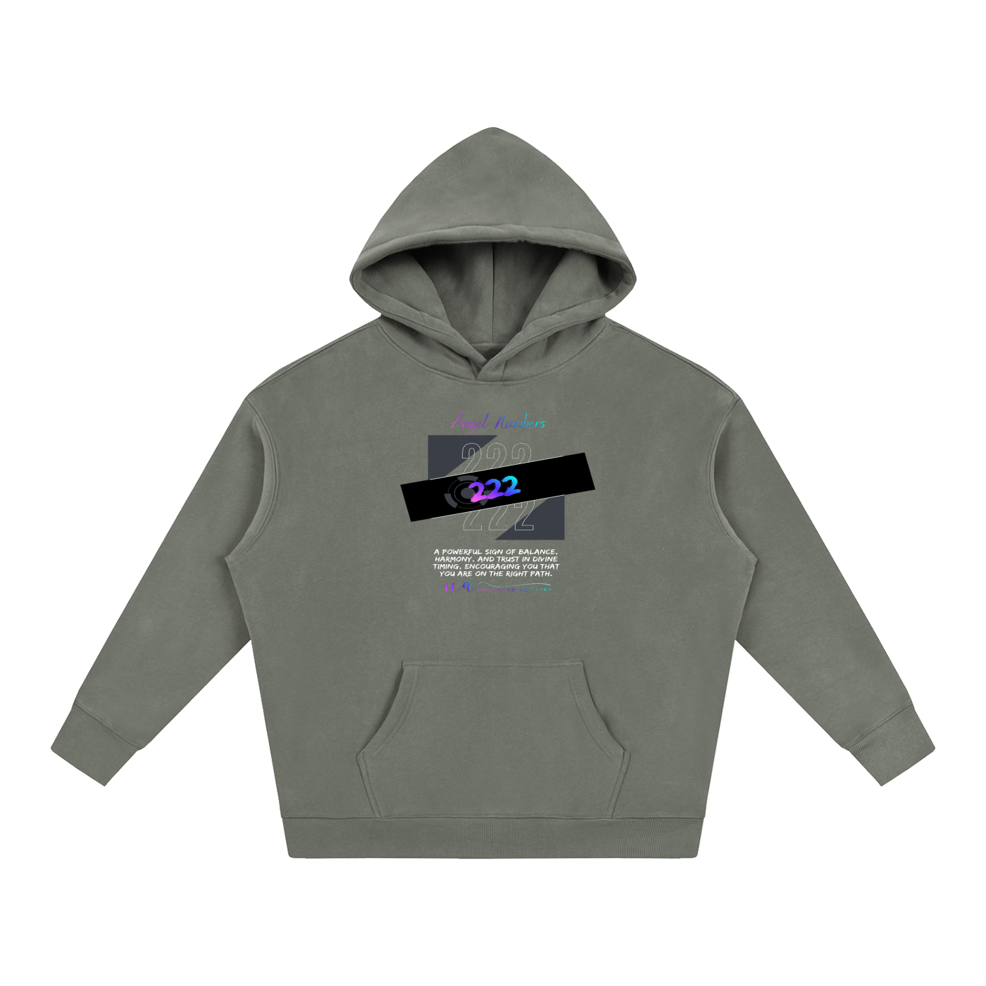 222 Oversize Fleeced Hoodie