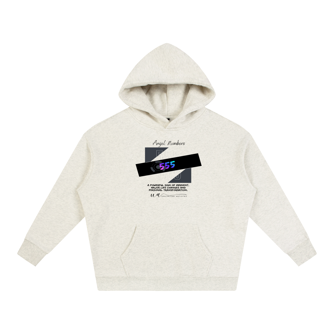 555 Oversize Fleeced Hoodie
