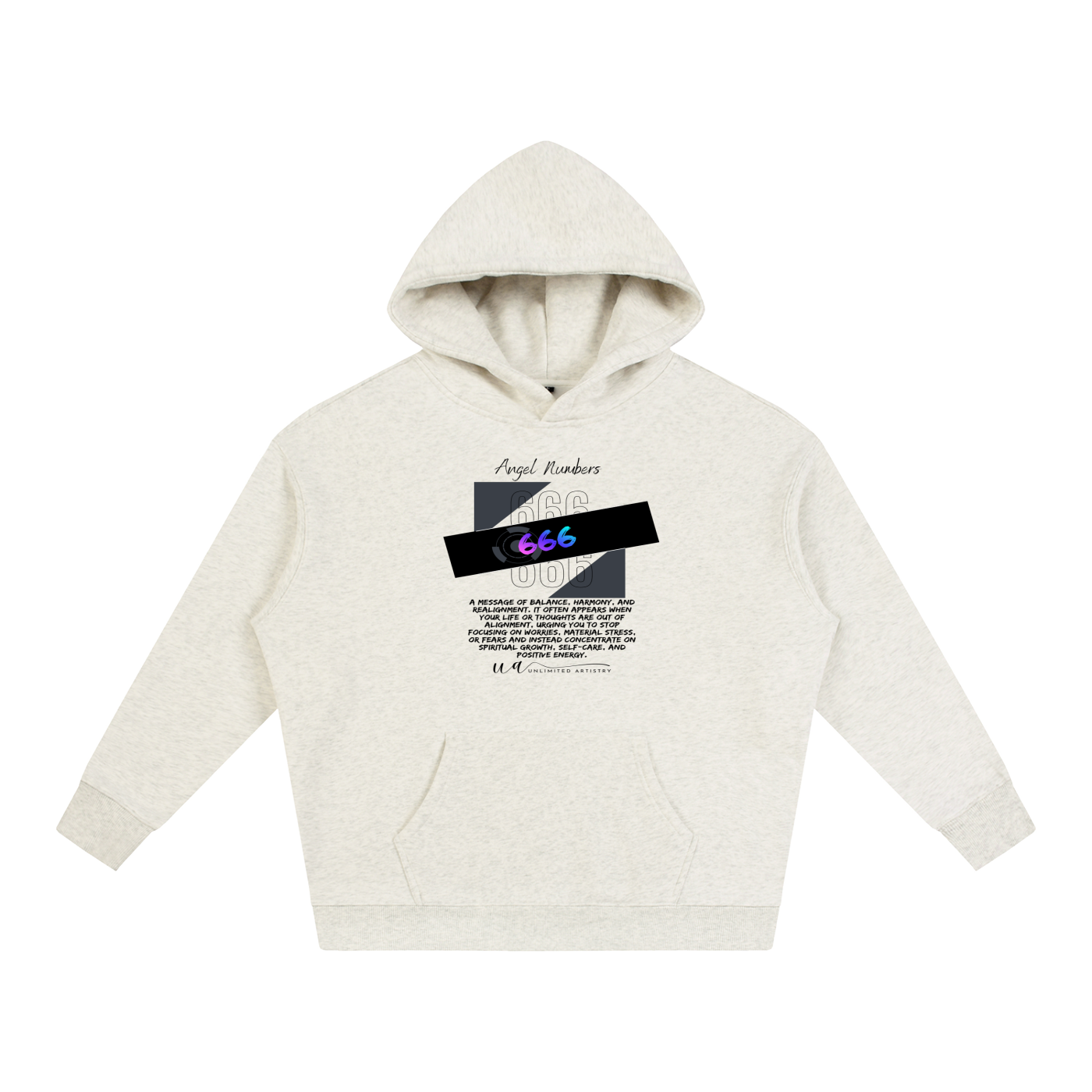 666 Oversize Fleeced Hoodie