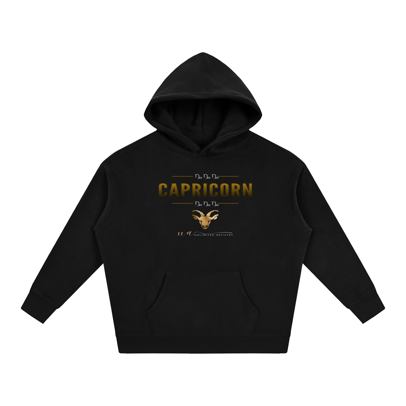 Capricorn Oversize Fleeced Hoodie