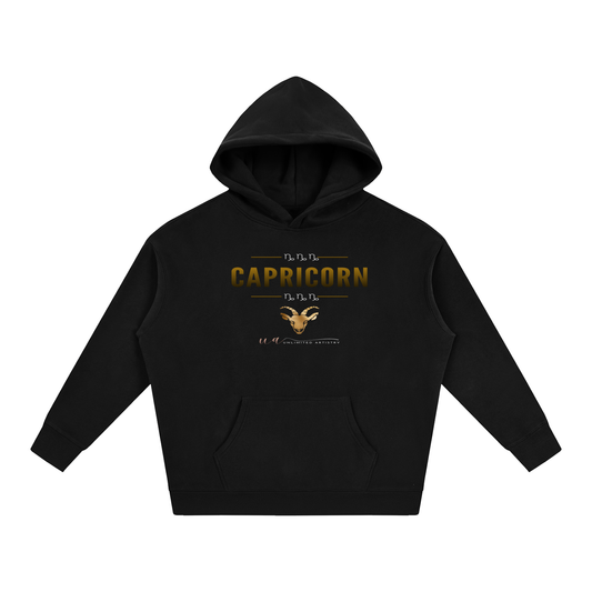 Capricorn Oversize Fleeced Hoodie