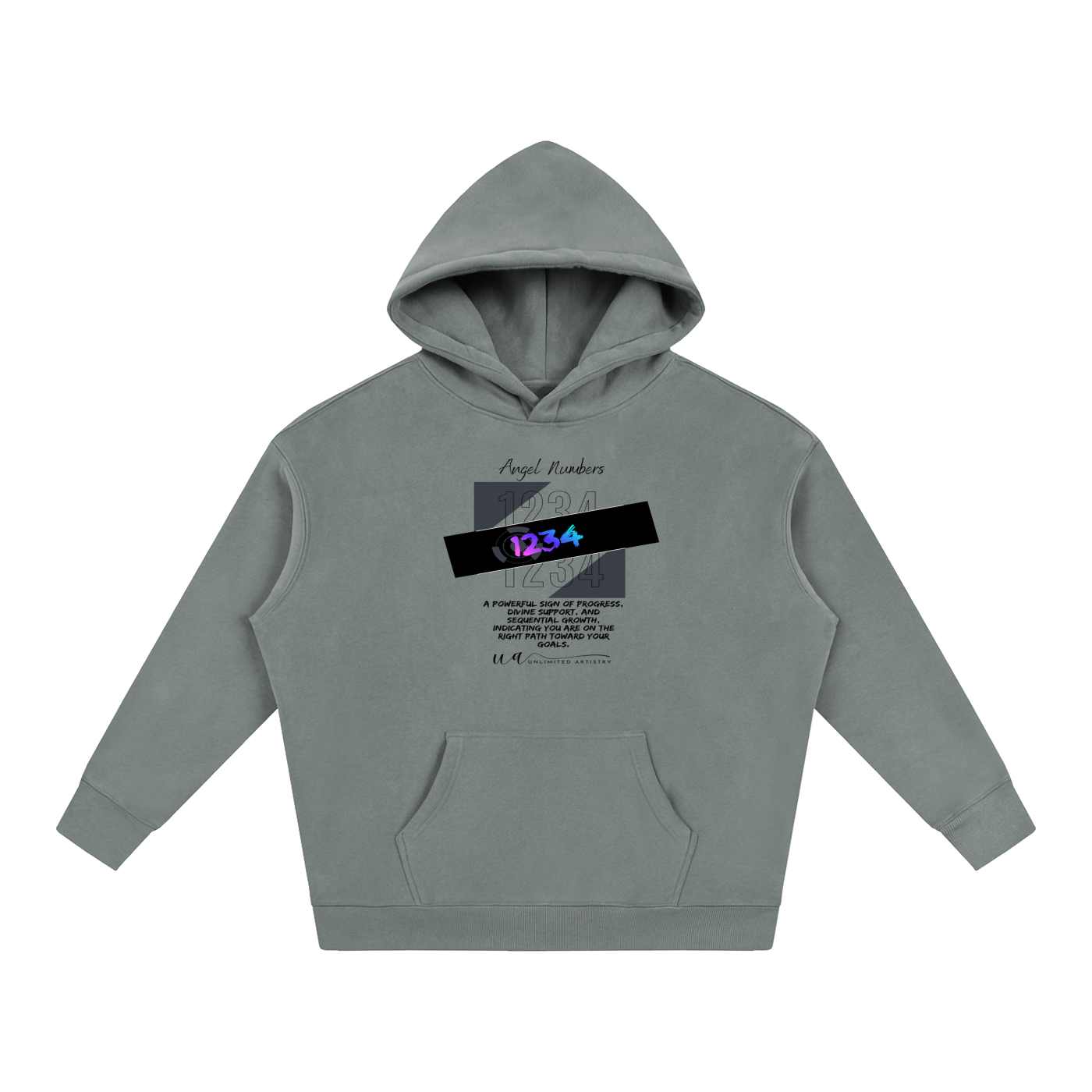 1234 Oversize Fleeced Hoodie