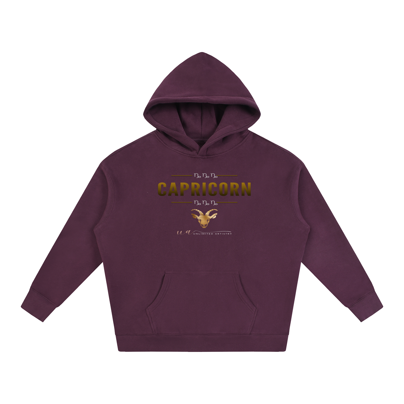 Capricorn Oversize Fleeced Hoodie