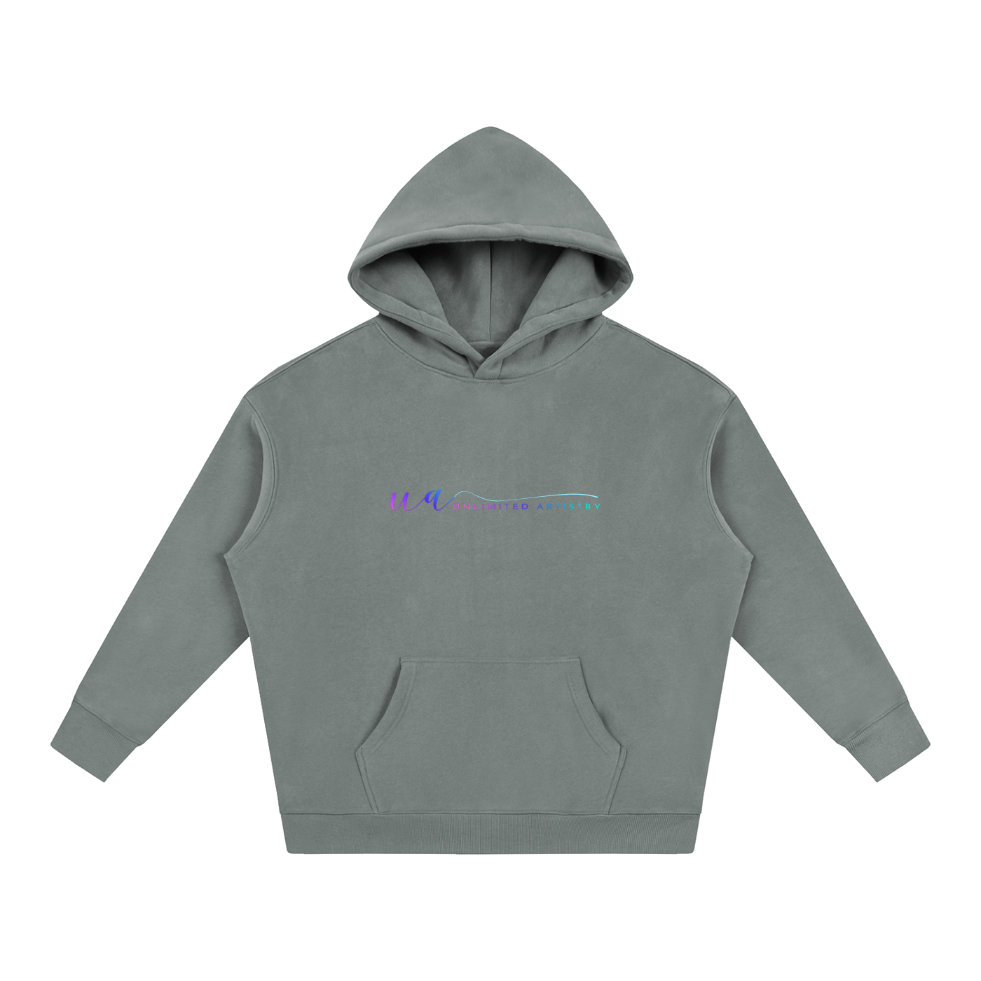 111(back) Oversize Fleeced Hoodie