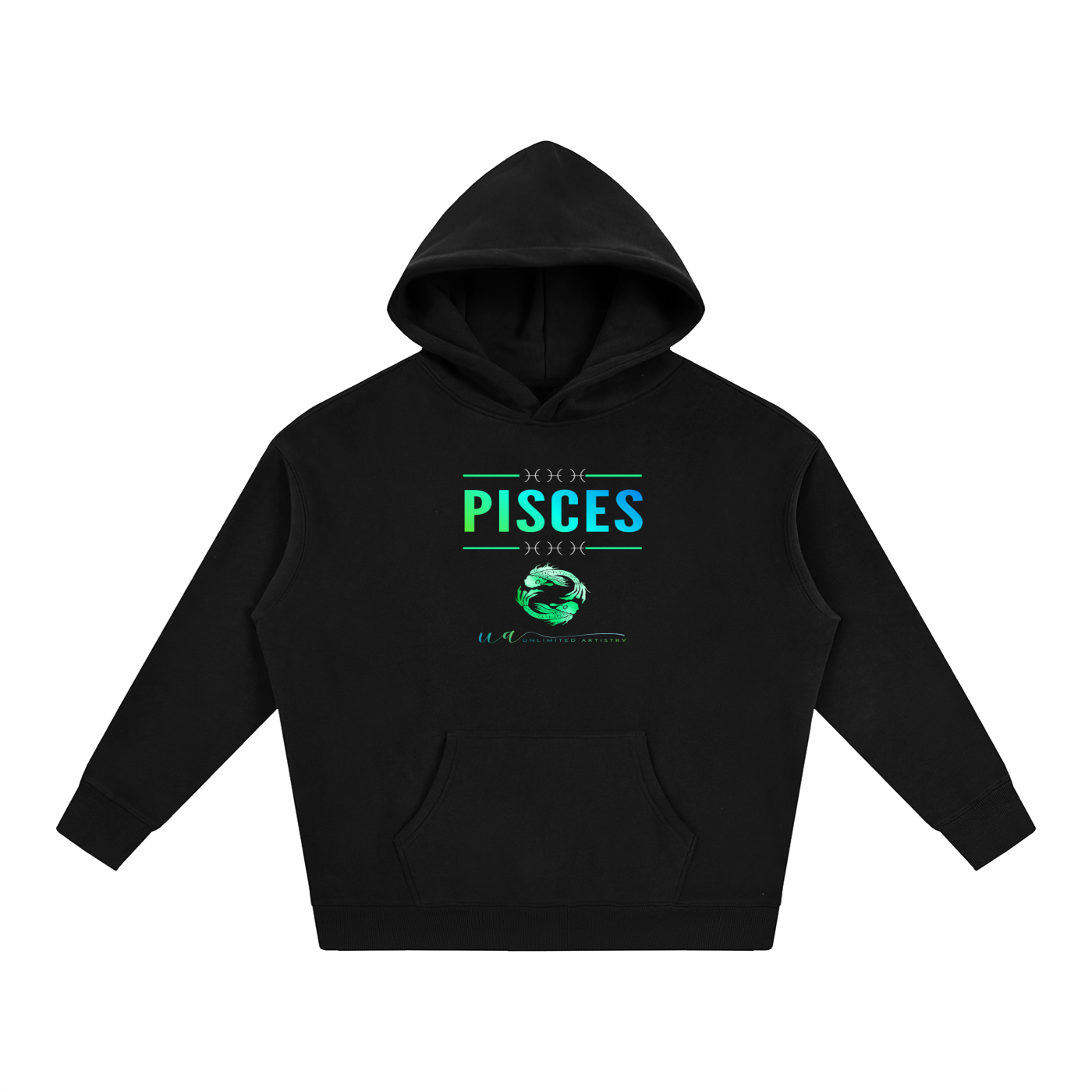 Pisces Oversize Fleeced Hoodie