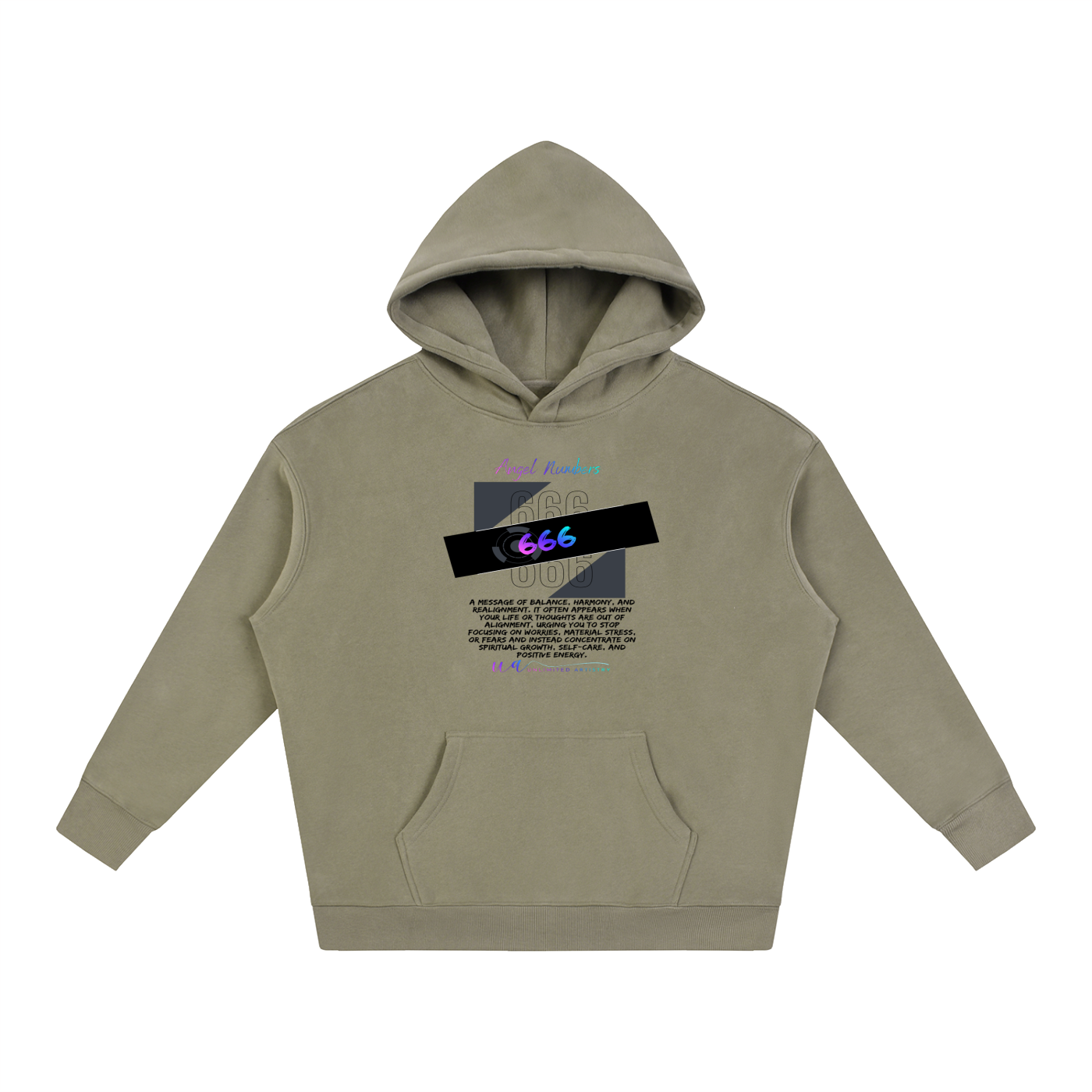 666 Oversize Fleeced Hoodie