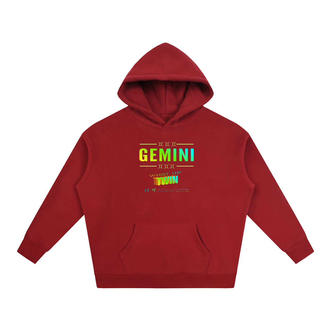 Gemini Oversize Fleeced Hoodie