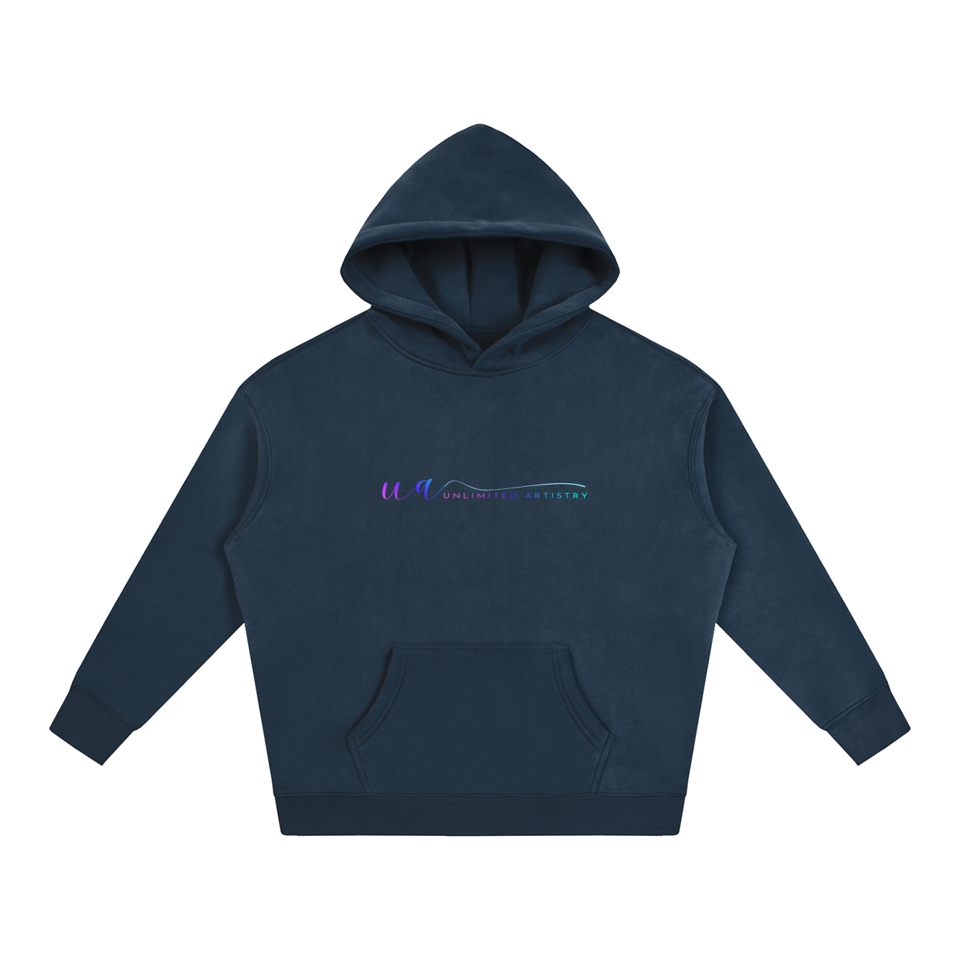 111(back) Oversize Fleeced Hoodie