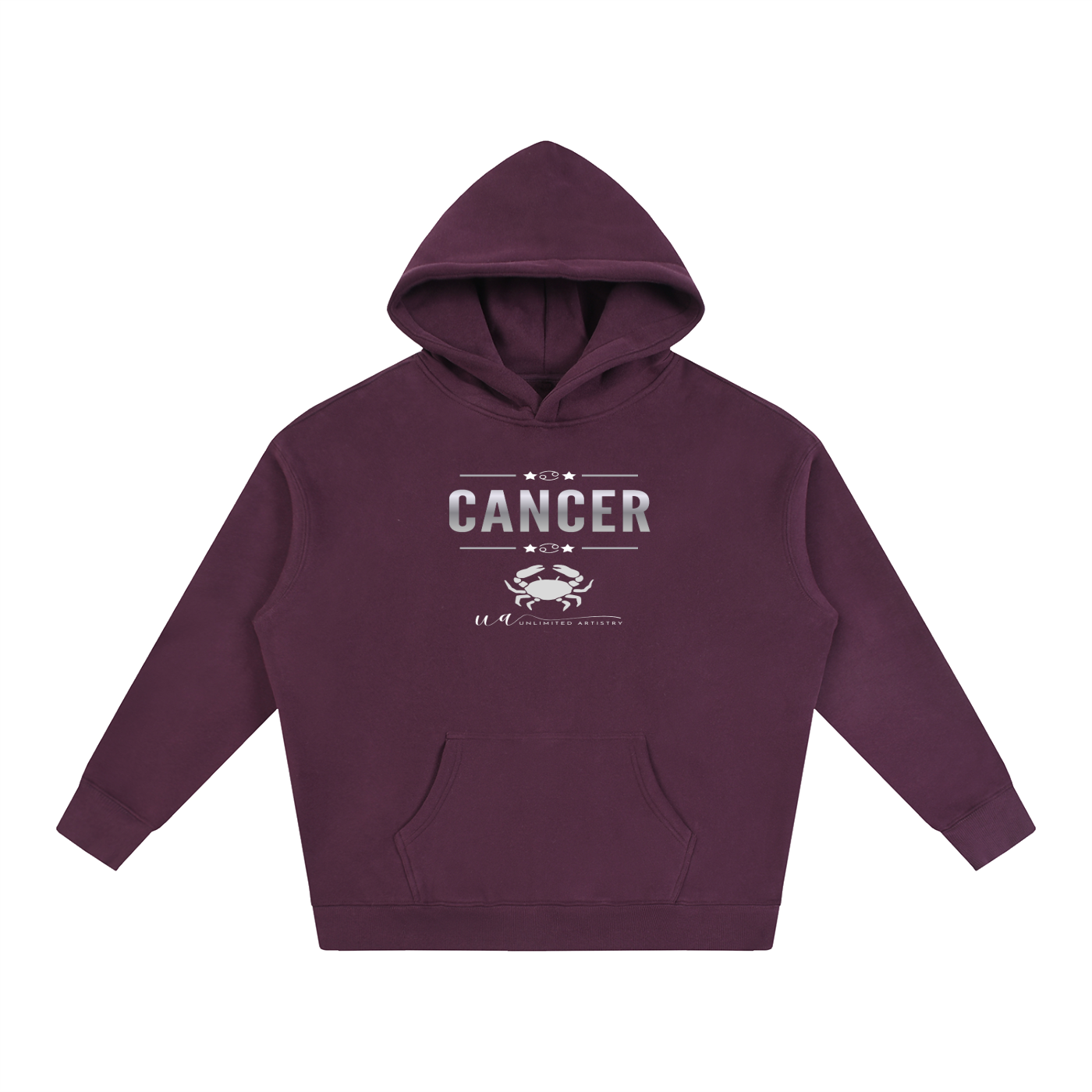 Cancer Oversize Fleeced Hoodie
