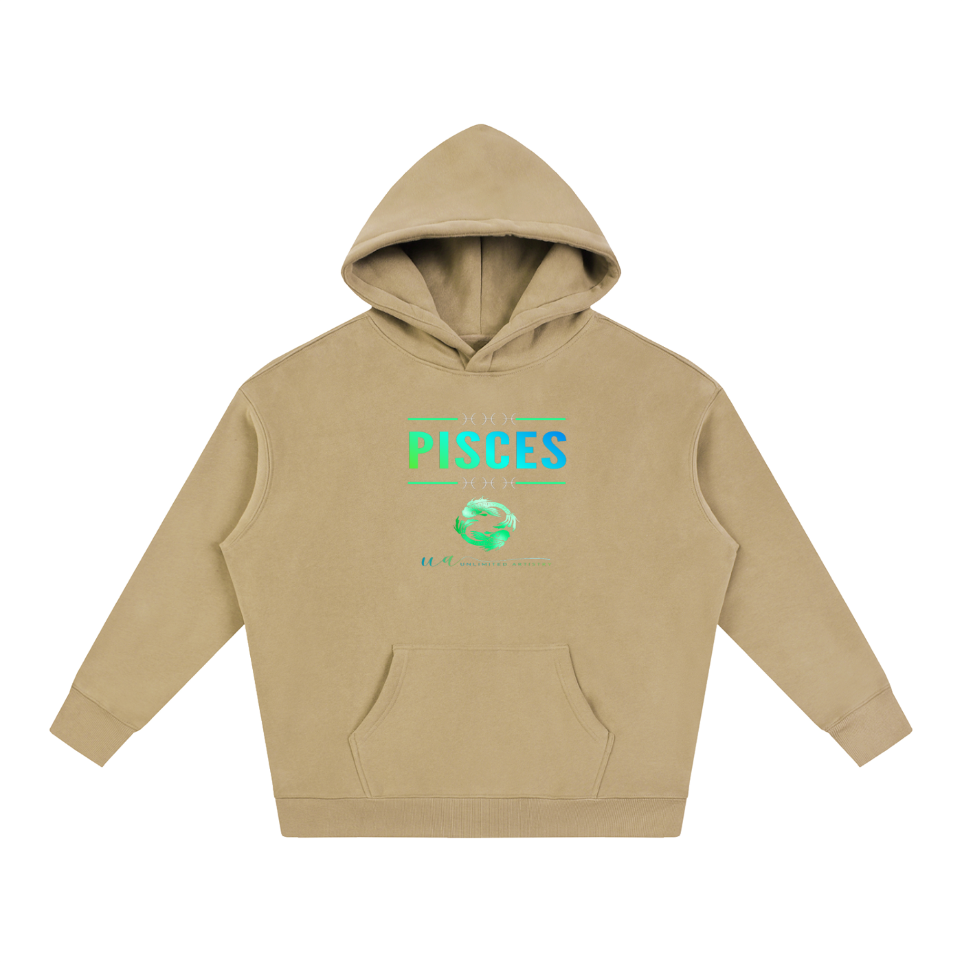 Pisces Oversize Fleeced Hoodie