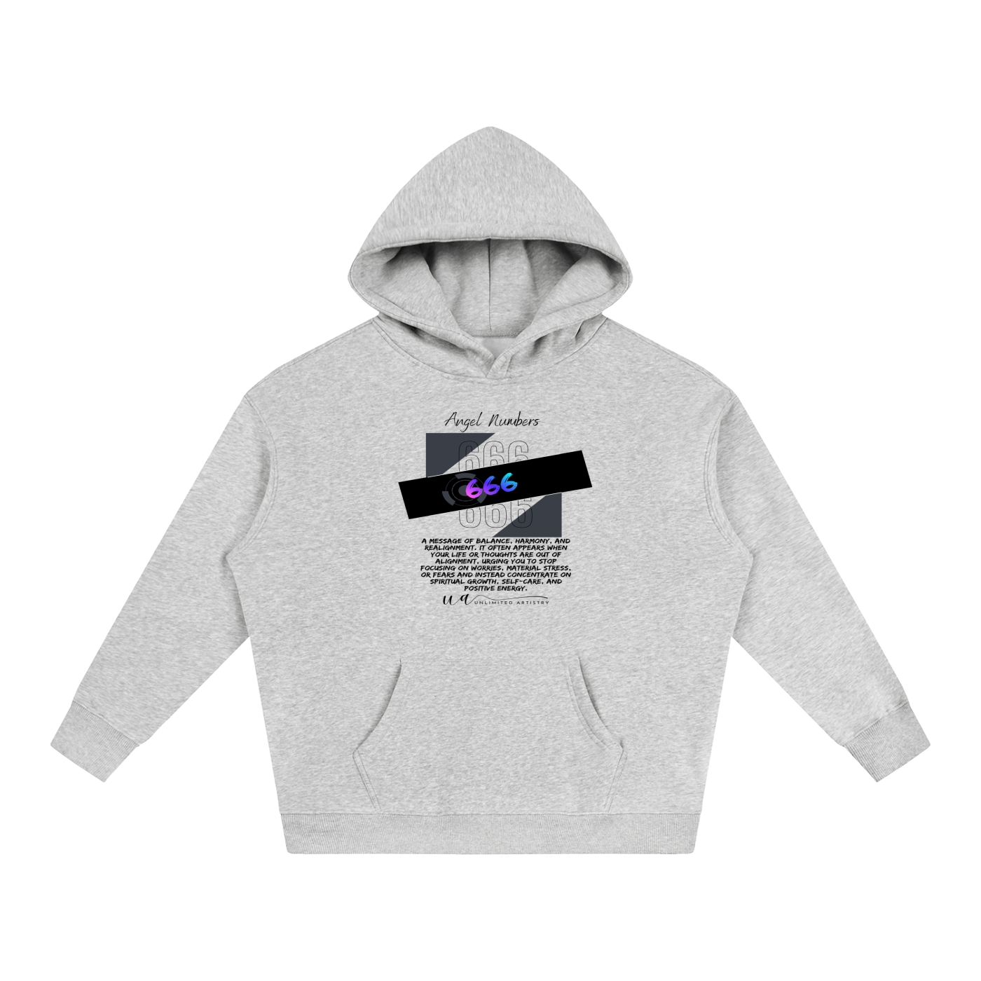 666 Oversize Fleeced Hoodie