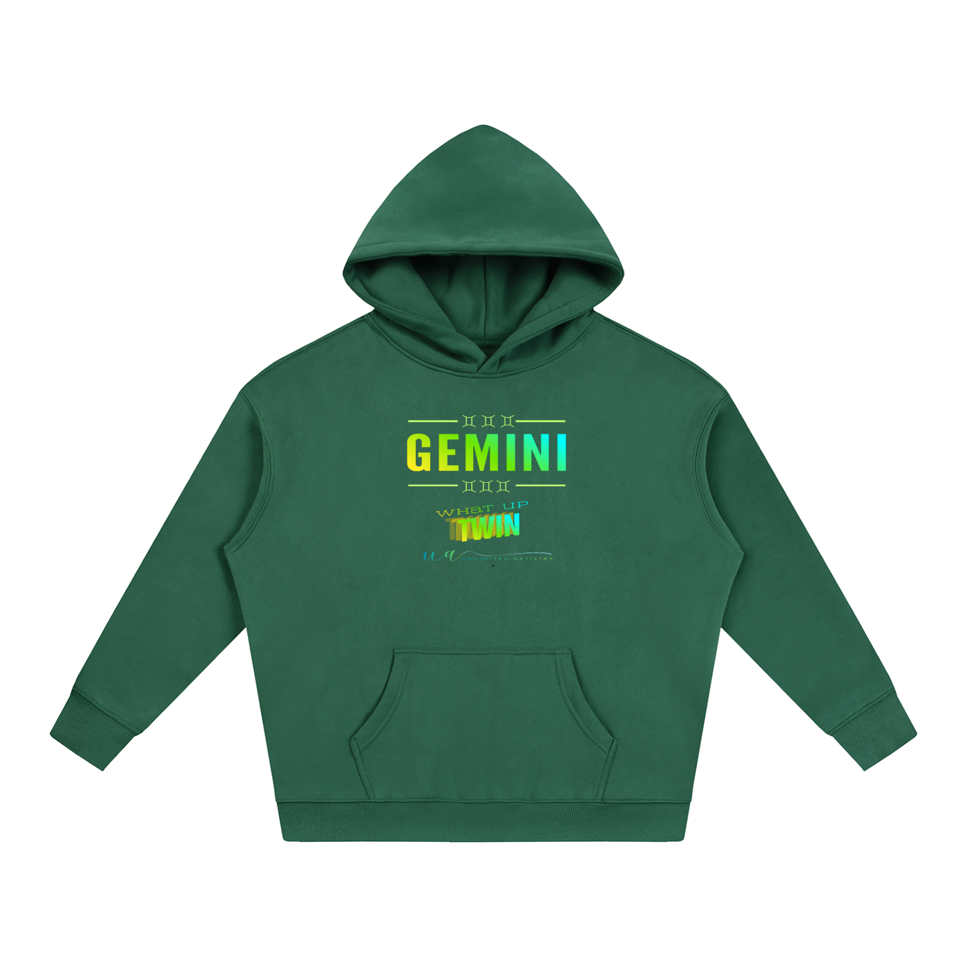 Gemini Oversize Fleeced Hoodie