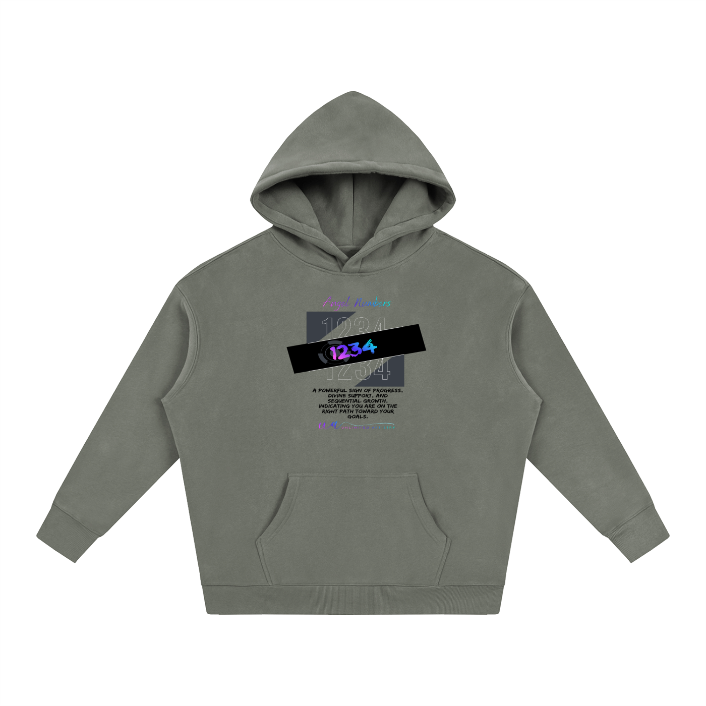 1234 Oversize Fleeced Hoodie