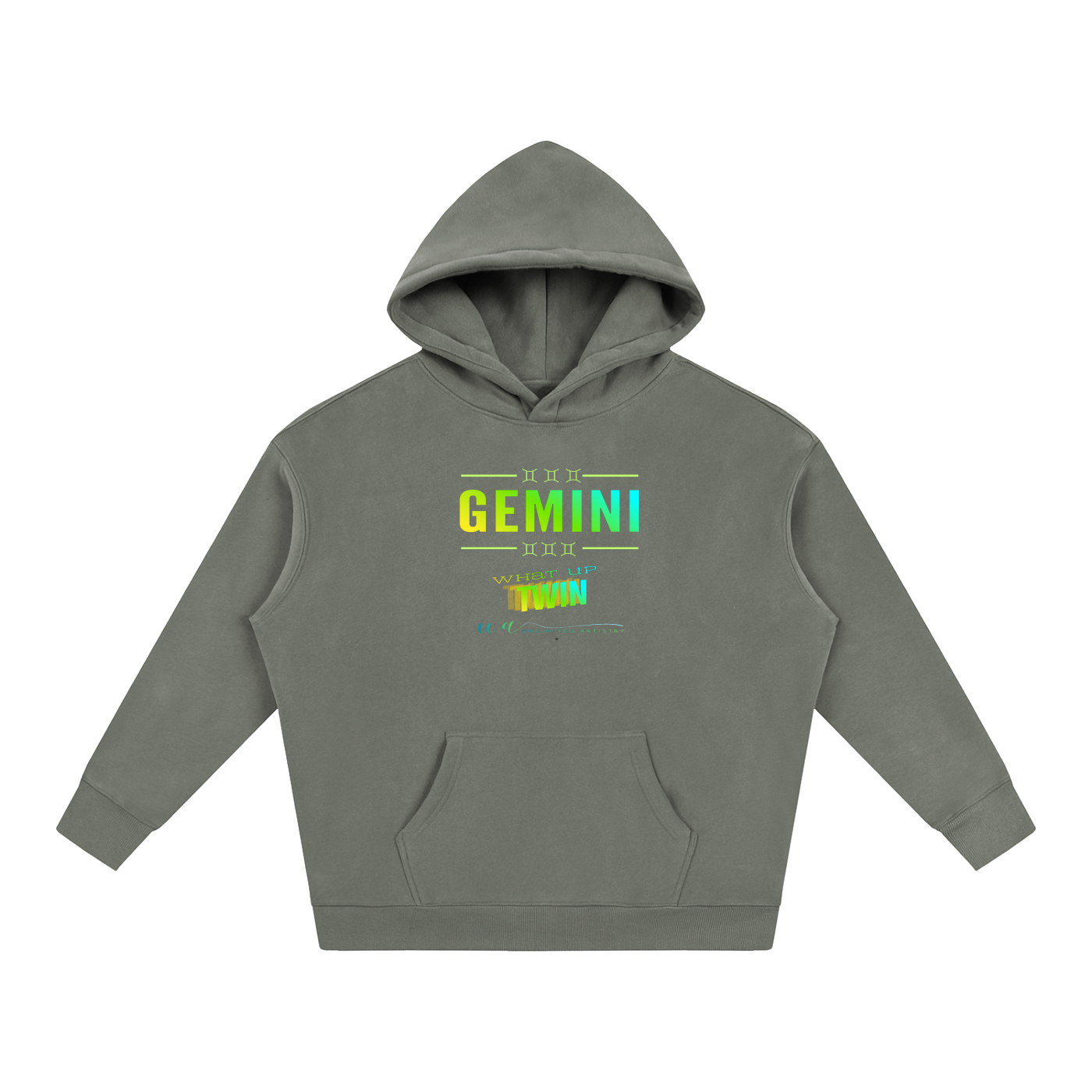 Gemini Oversize Fleeced Hoodie