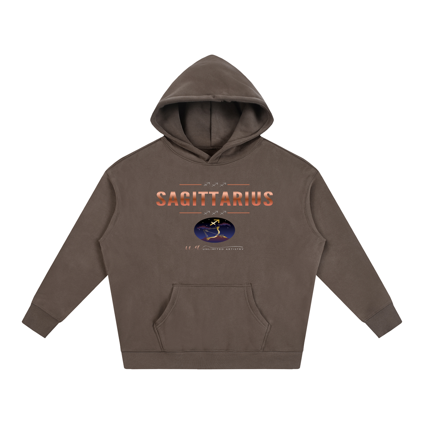 Sagittarius Oversize Fleeced Hoodie