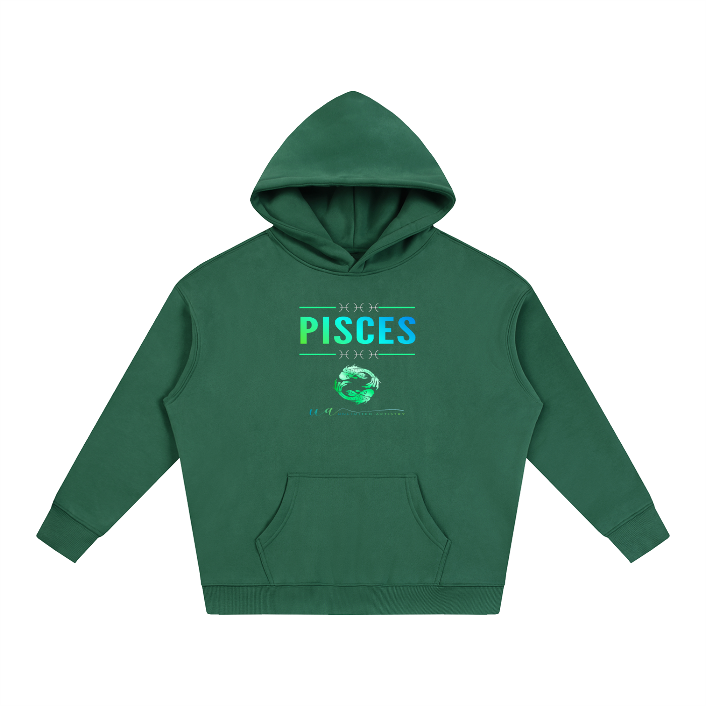 Pisces Oversize Fleeced Hoodie