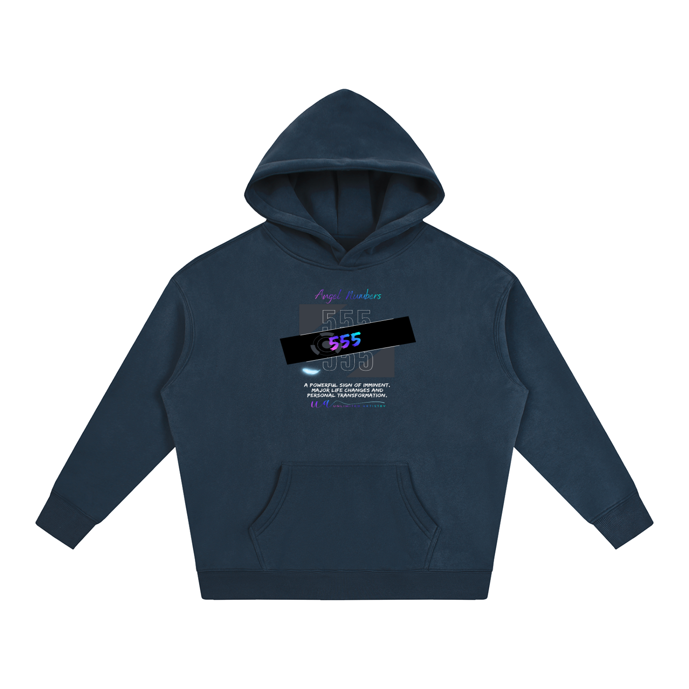 555 Oversize Fleeced Hoodie