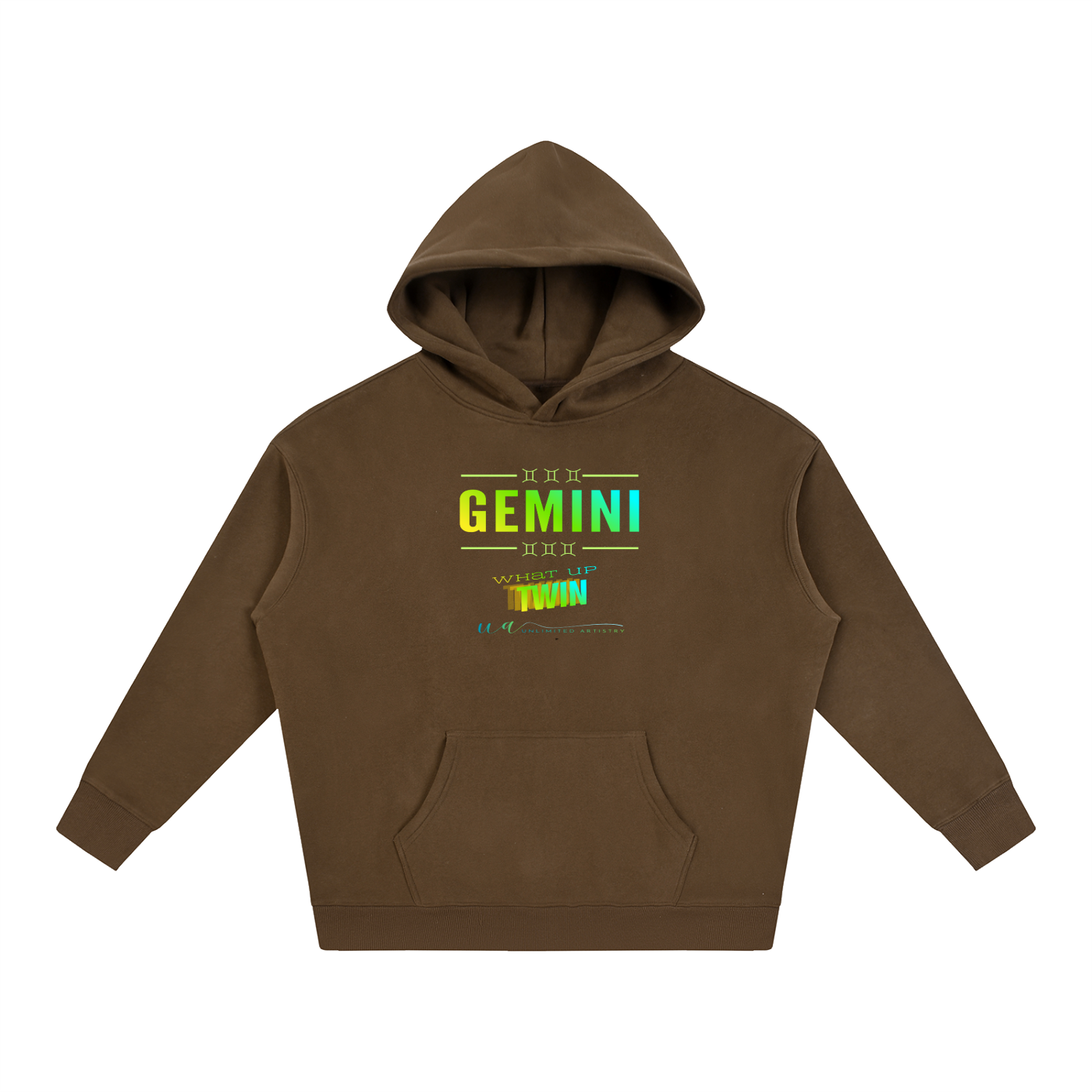 Gemini Oversize Fleeced Hoodie