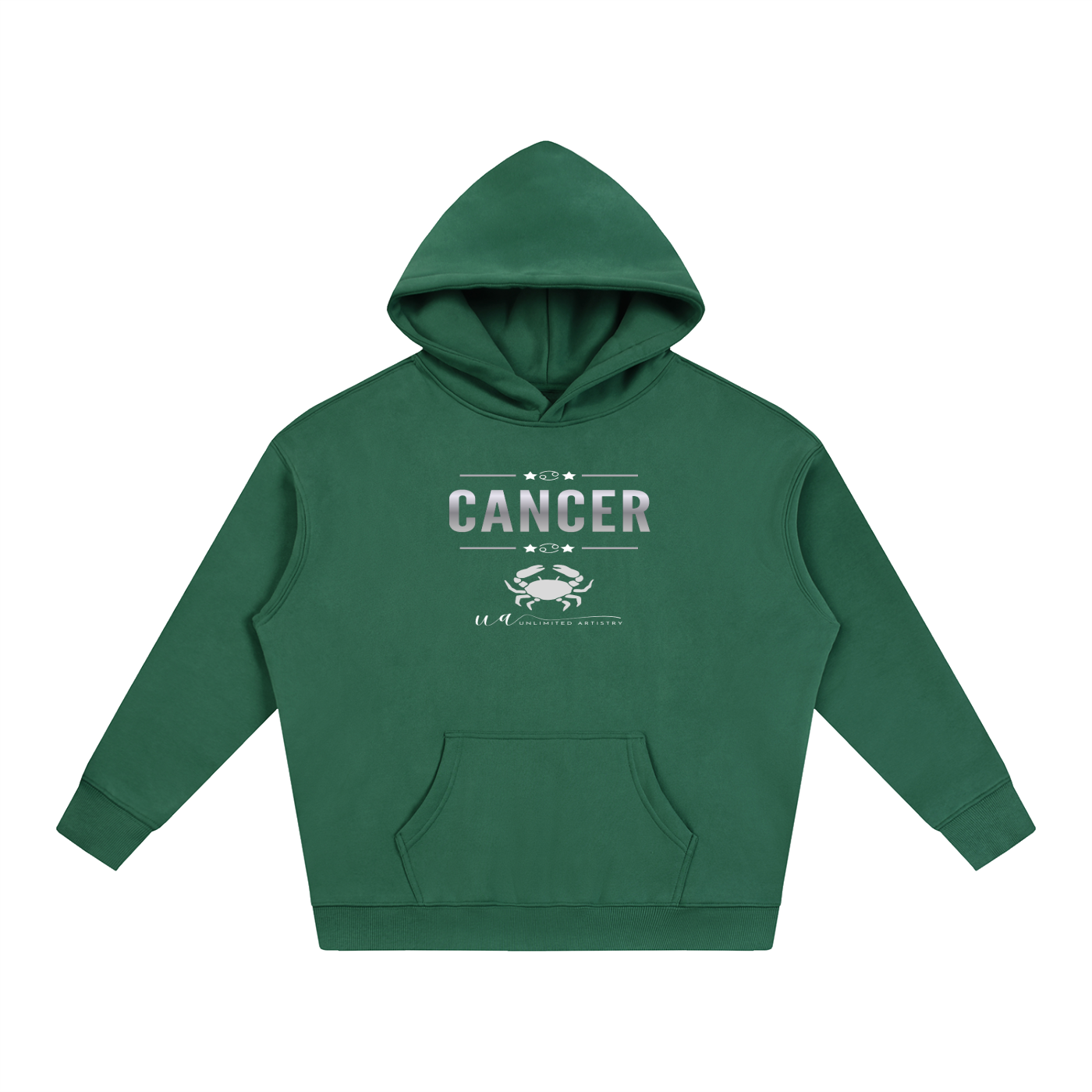 Cancer Oversize Fleeced Hoodie