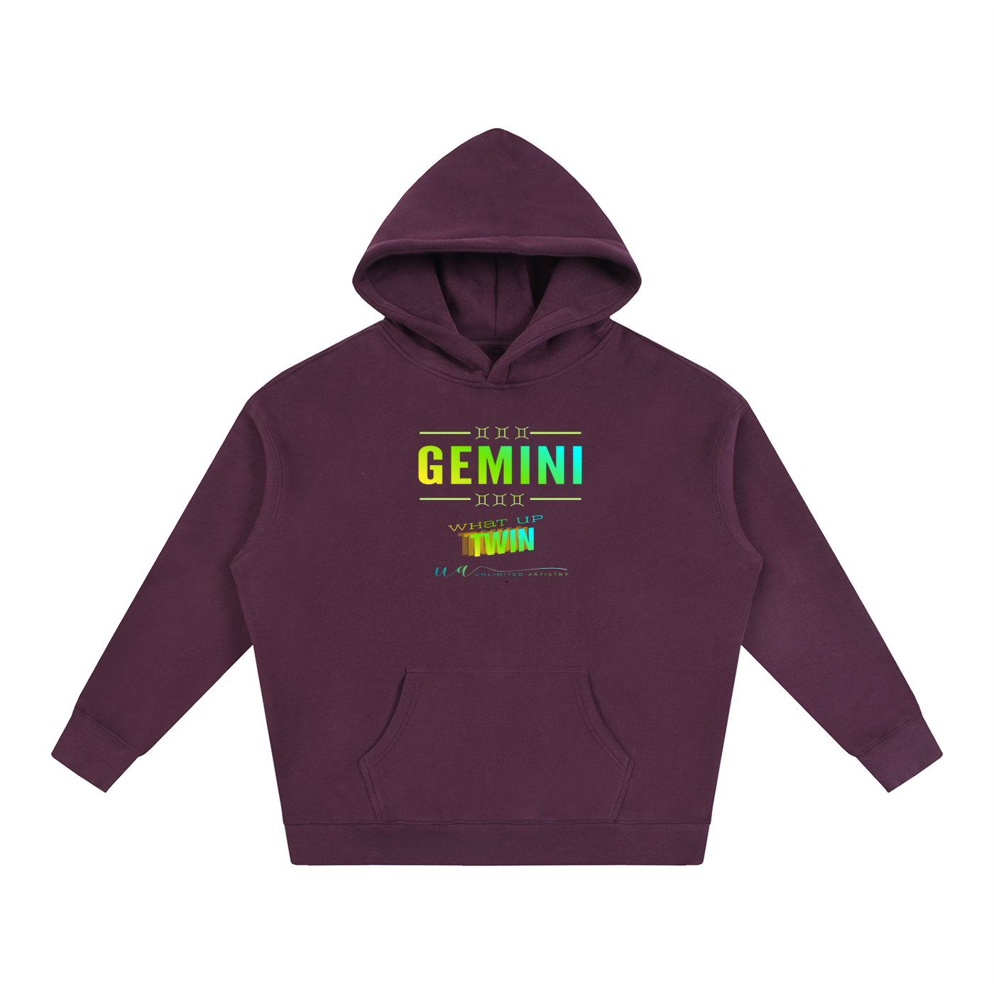 Gemini Oversize Fleeced Hoodie