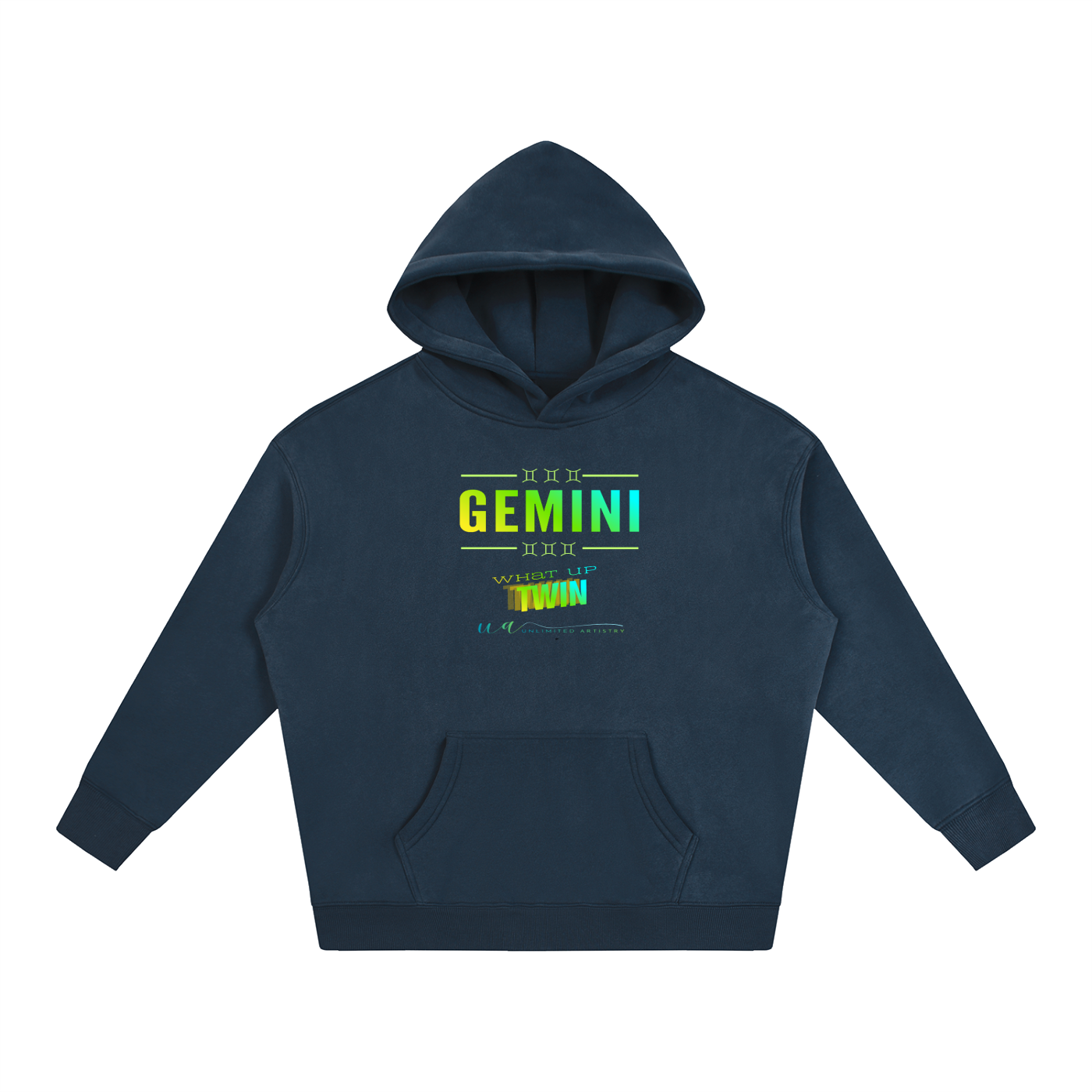 Gemini Oversize Fleeced Hoodie