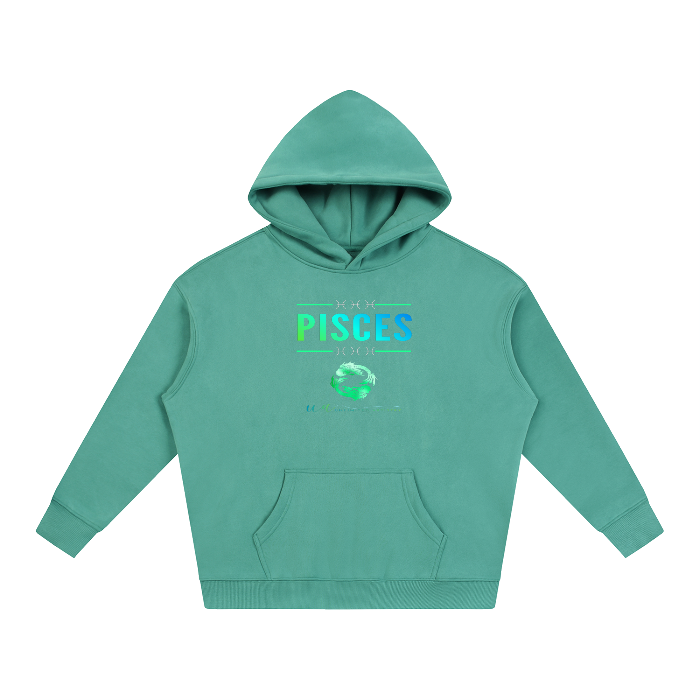 Pisces Oversize Fleeced Hoodie
