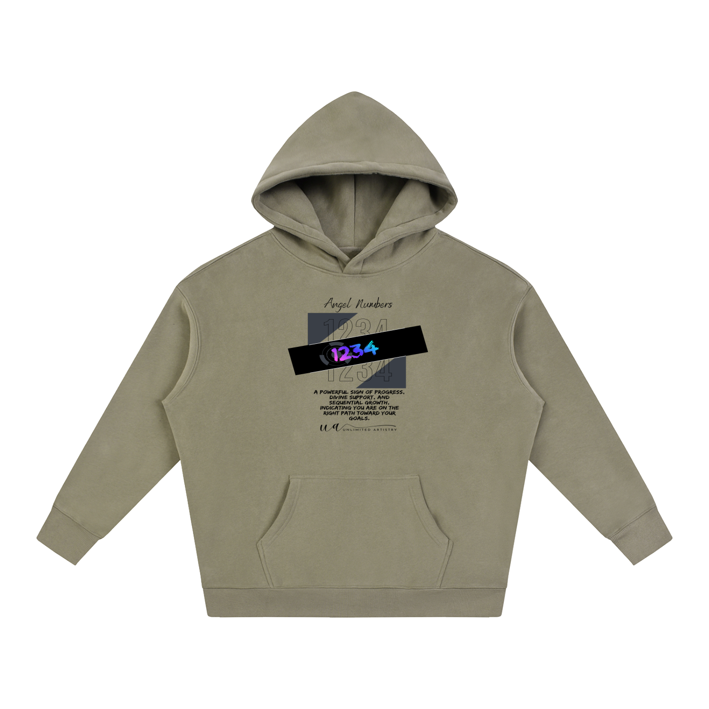 1234 Oversize Fleeced Hoodie