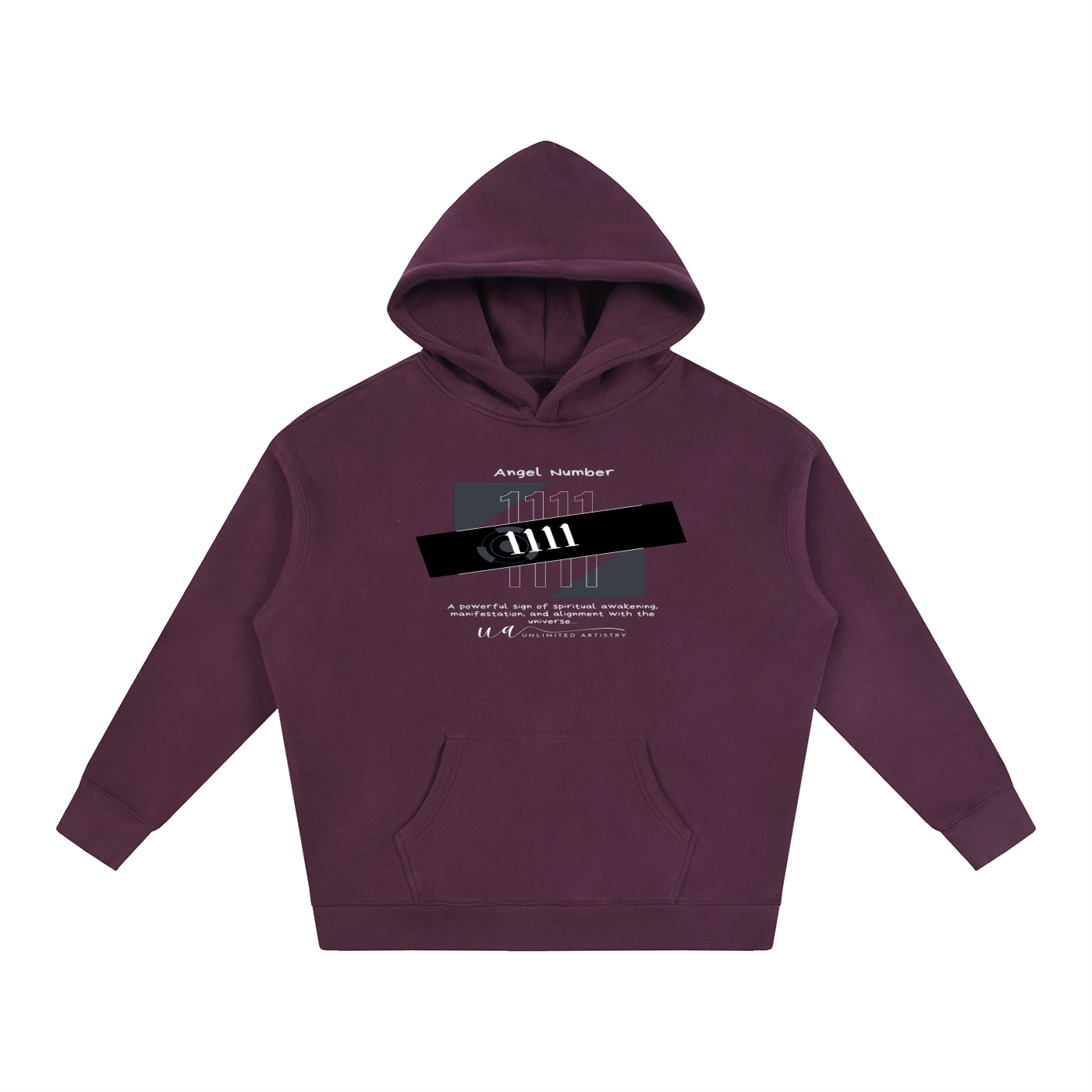 Angel Number 1111 Oversize Fleeced Hoodie