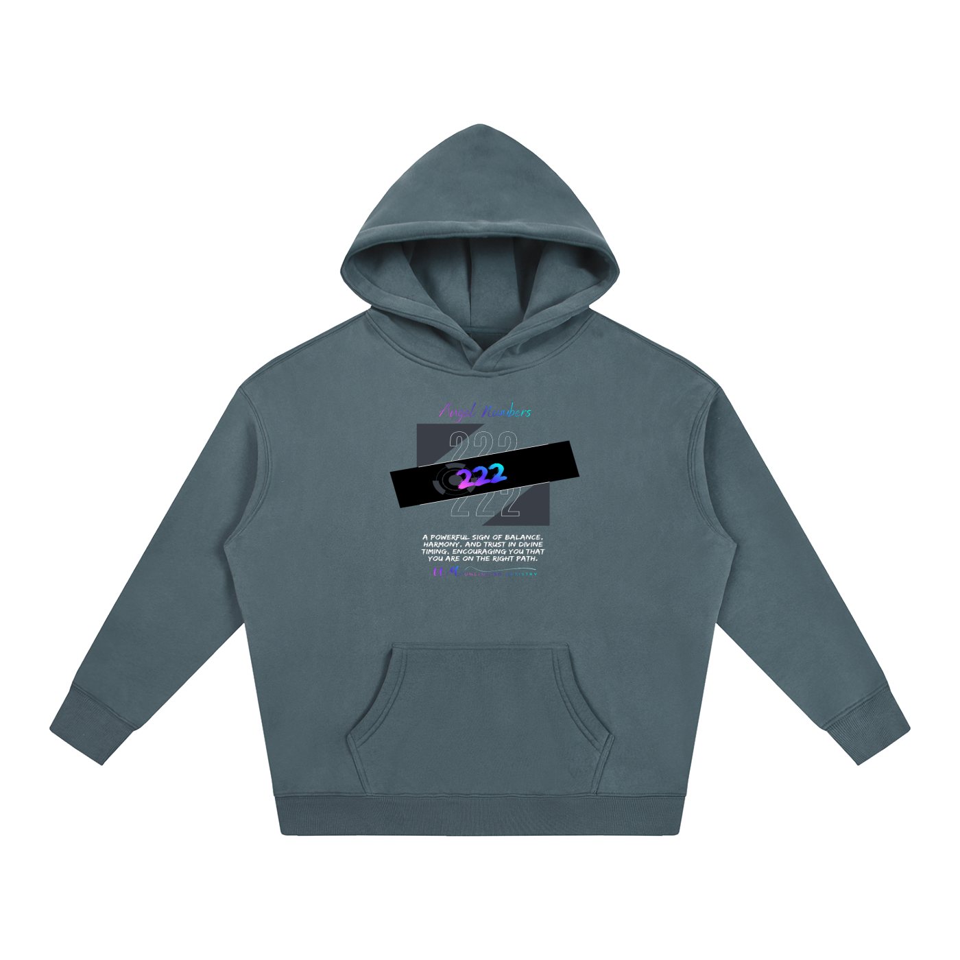 222 Oversize Fleeced Hoodie