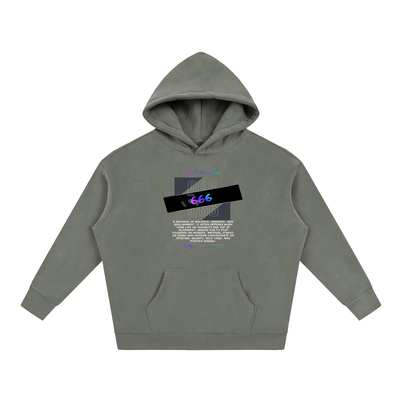 666 Oversize Fleeced Hoodie