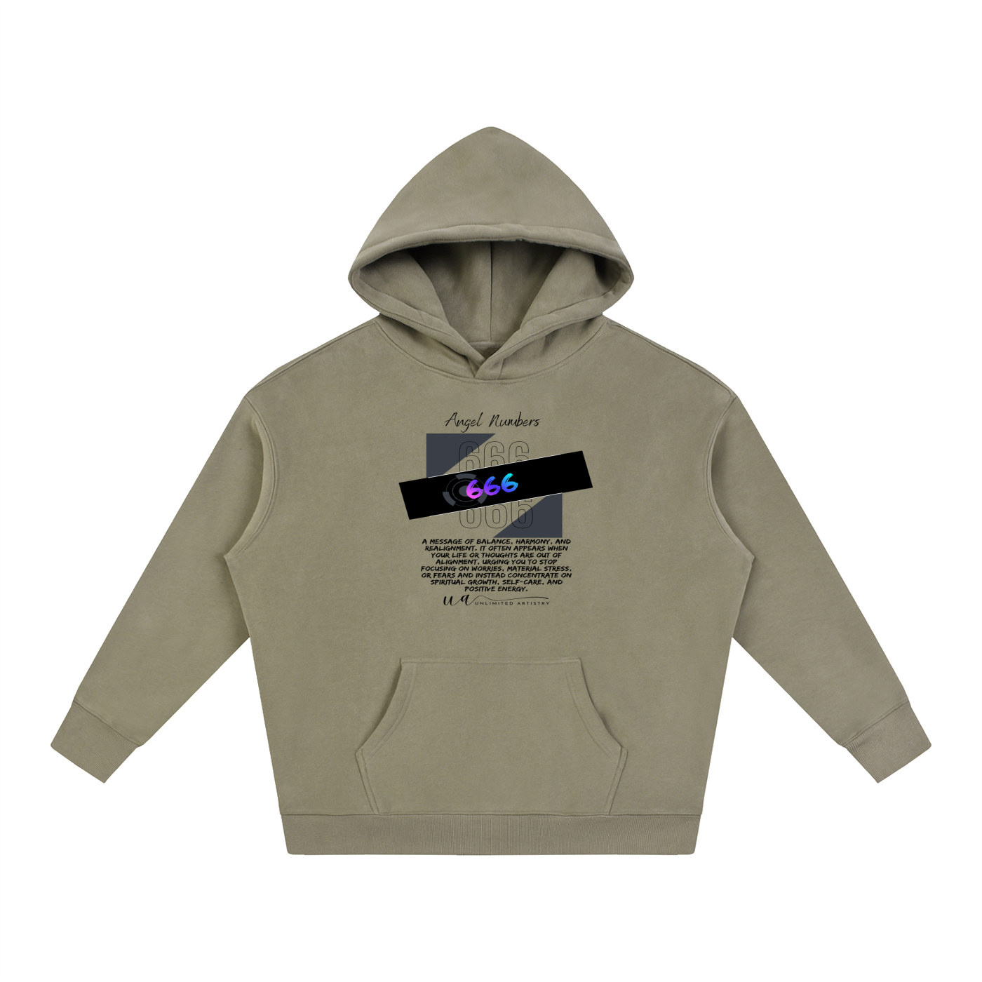 666 Oversize Fleeced Hoodie