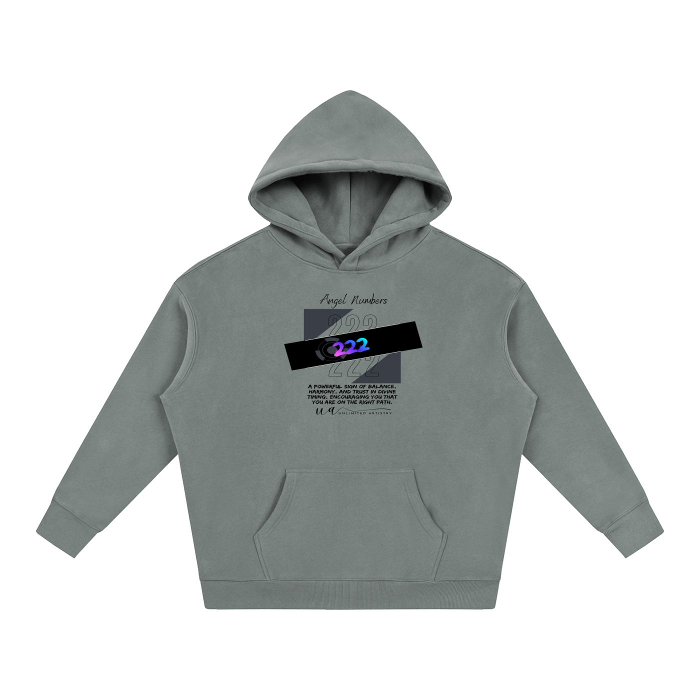 222 Oversize Fleeced Hoodie