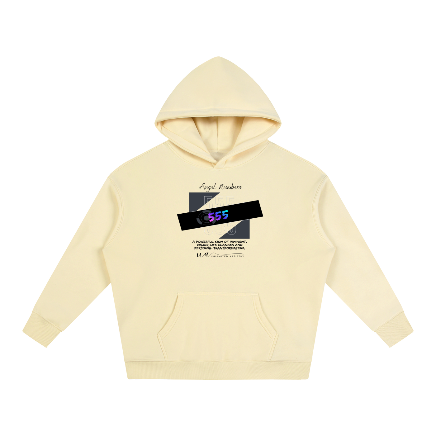 555 Oversize Fleeced Hoodie
