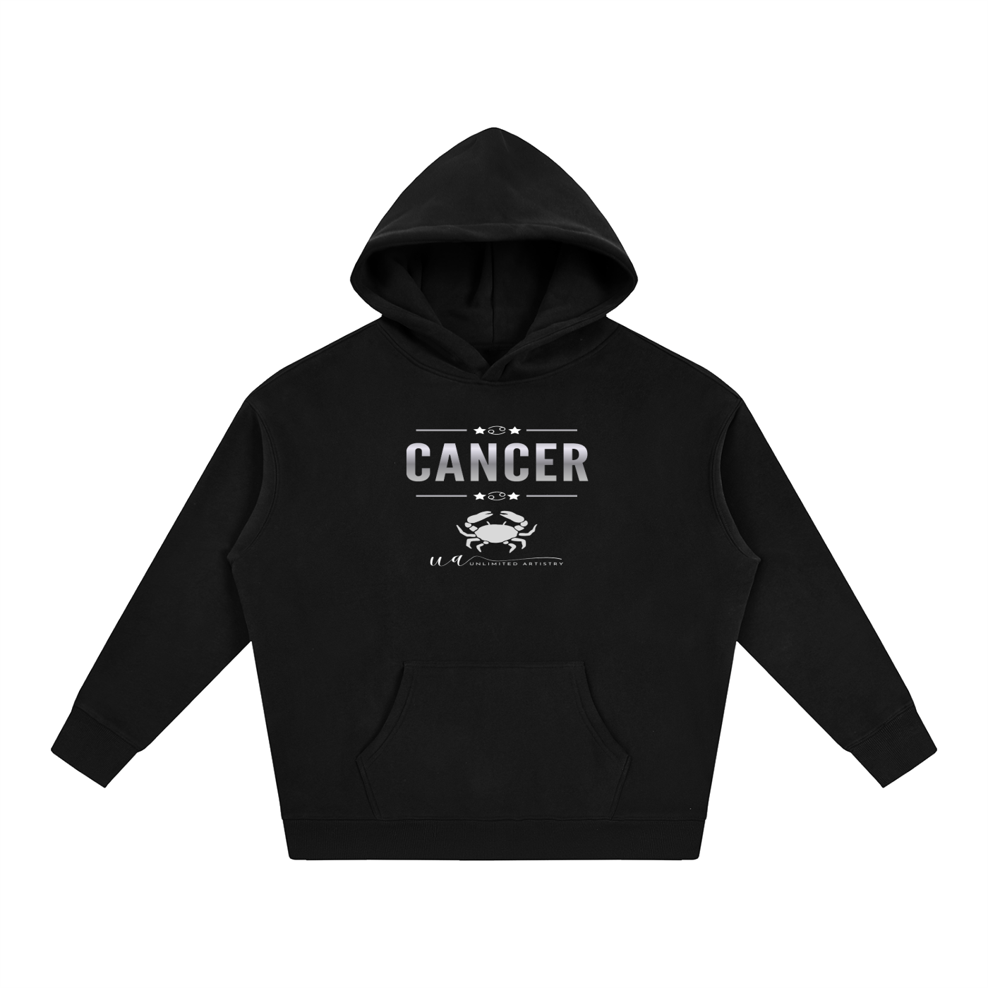 Cancer Oversize Fleeced Hoodie
