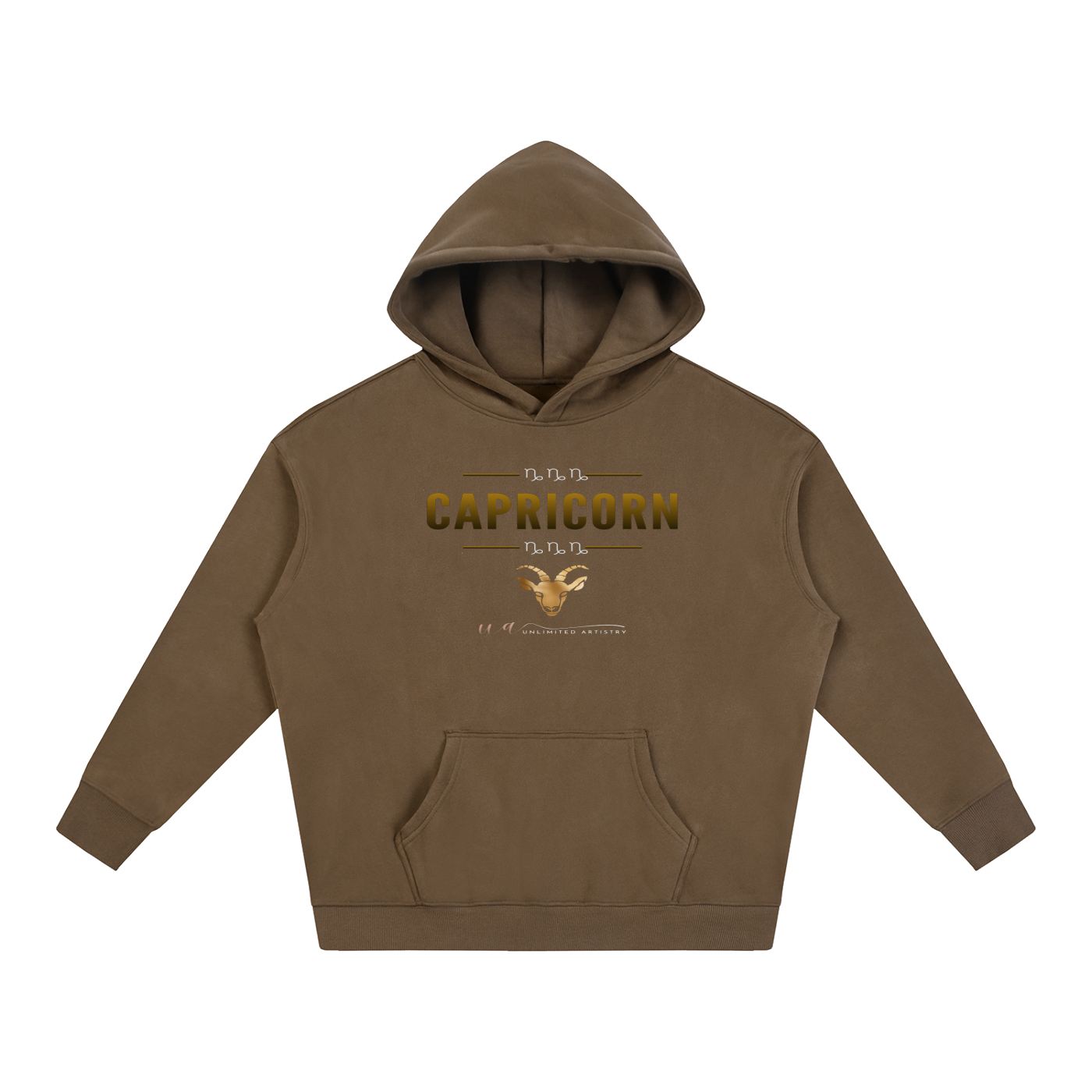 Capricorn Oversize Fleeced Hoodie