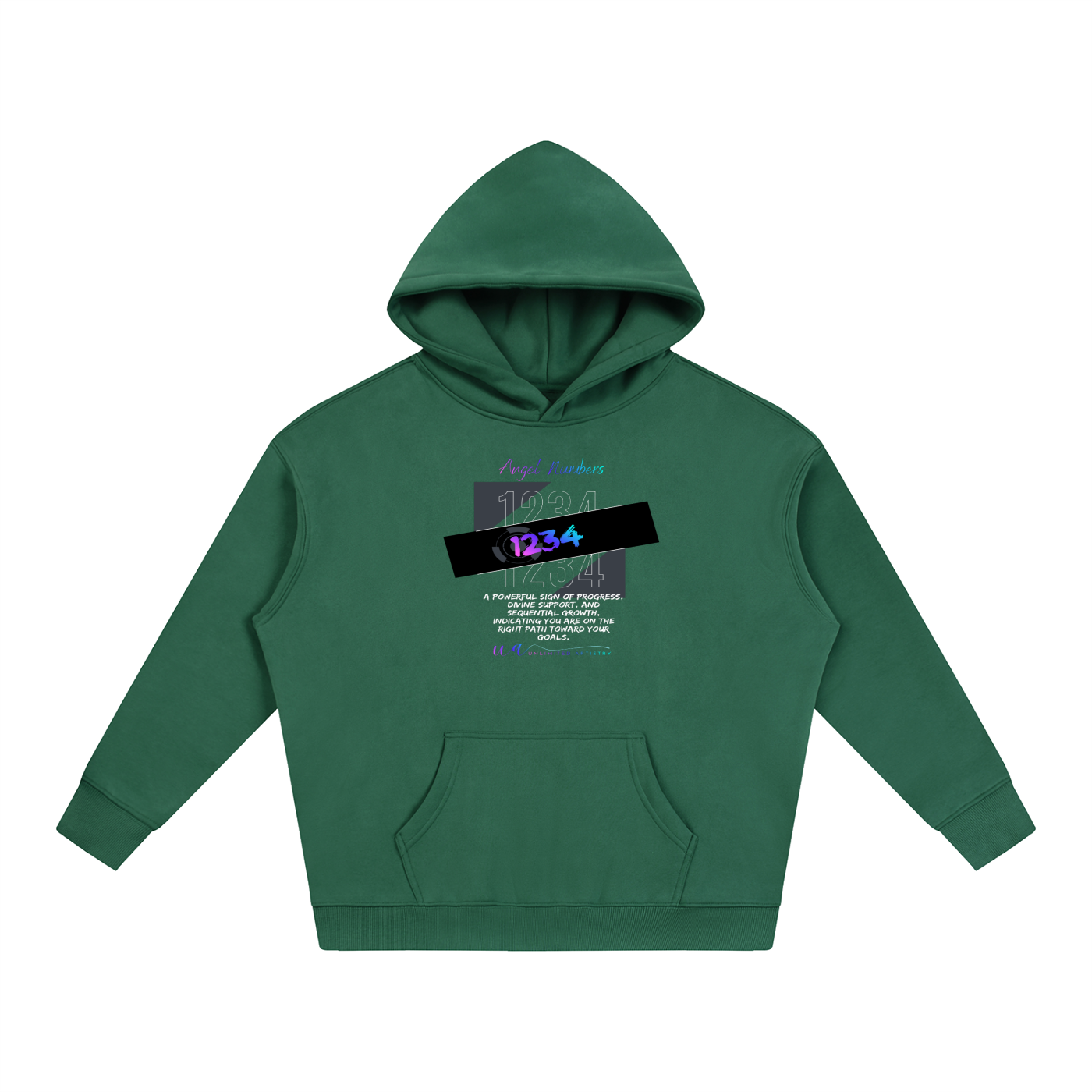 1234 Oversize Fleeced Hoodie