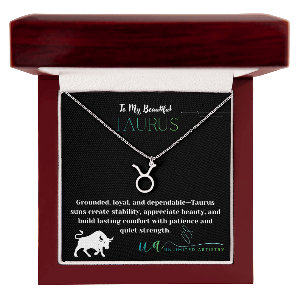 Taurus Zodiac Pendant 2