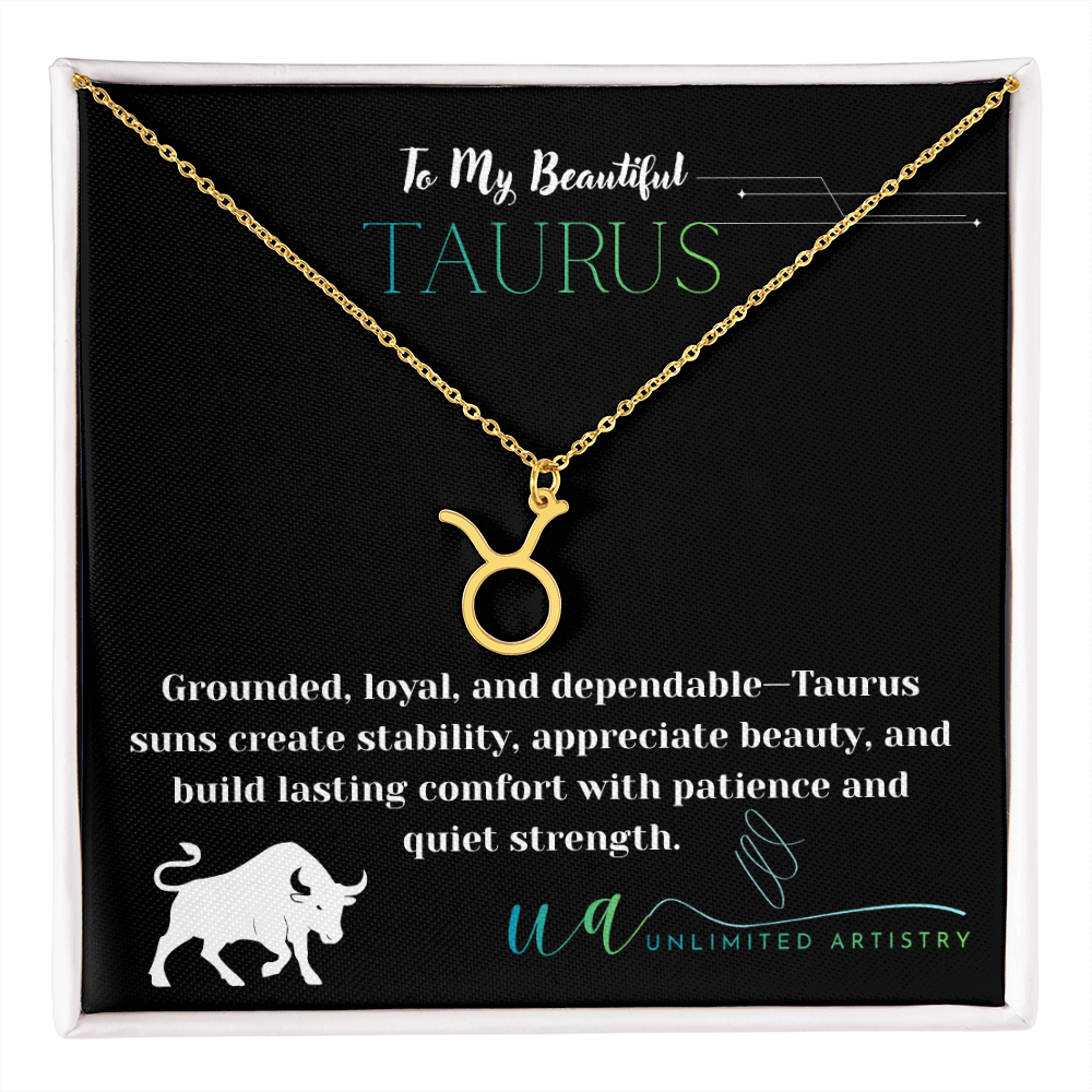 Taurus Zodiac Pendant 2