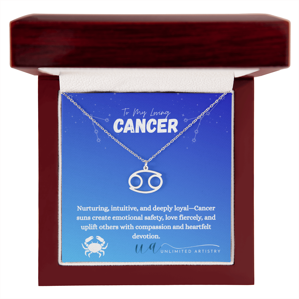 Cancer Zodiac Pendant 2
