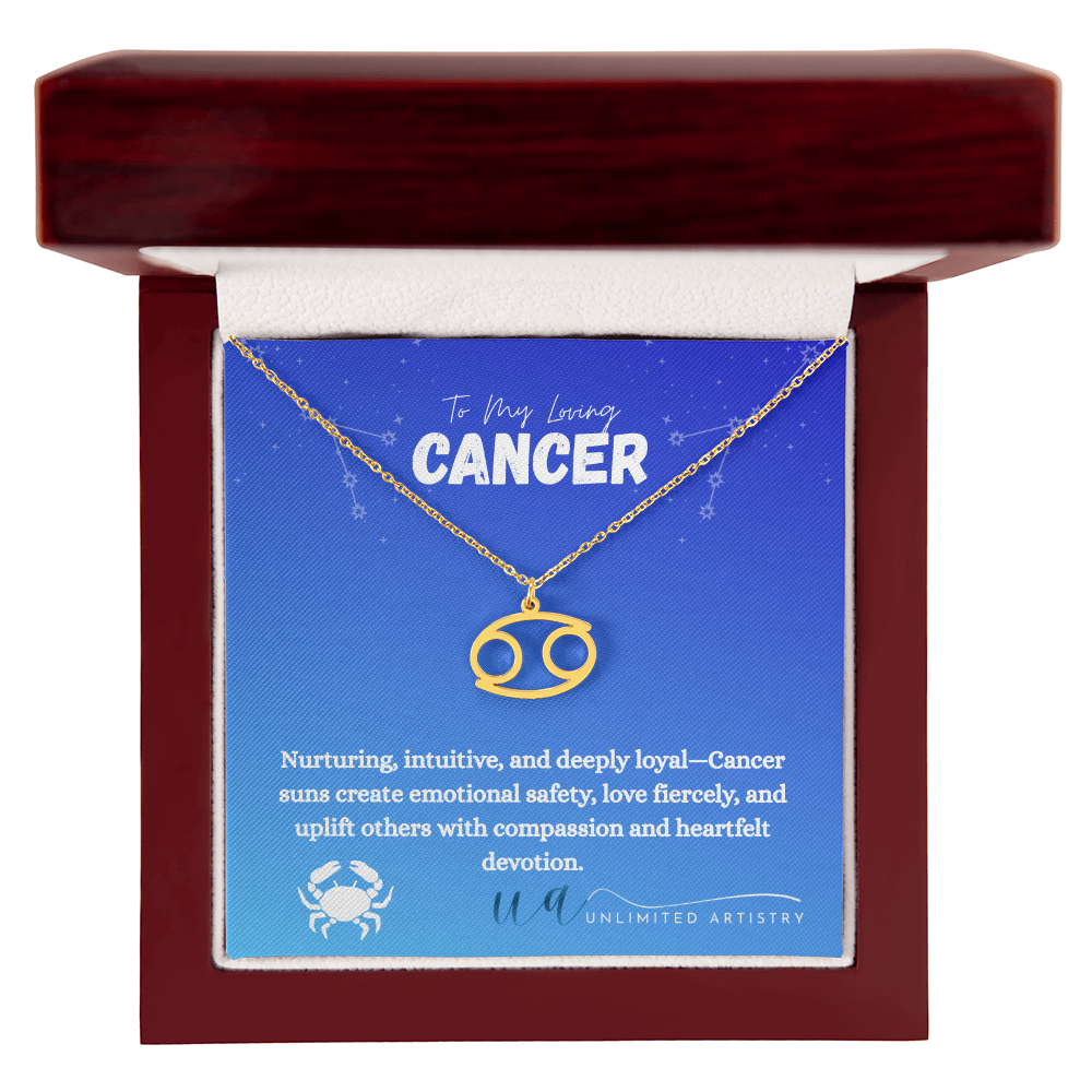 Cancer Zodiac Pendant 2