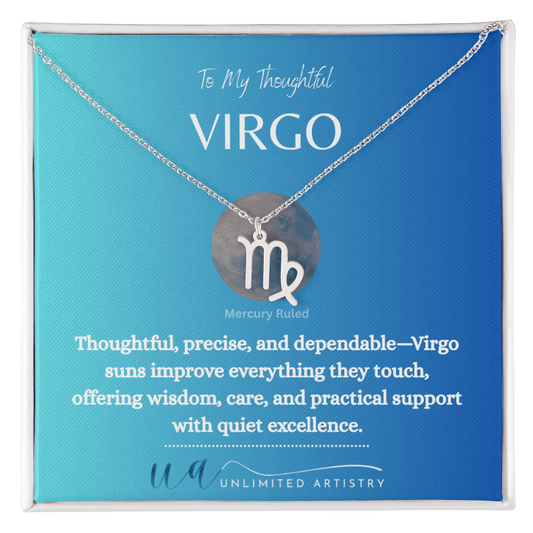 Virgo Zodiac Pendant 2