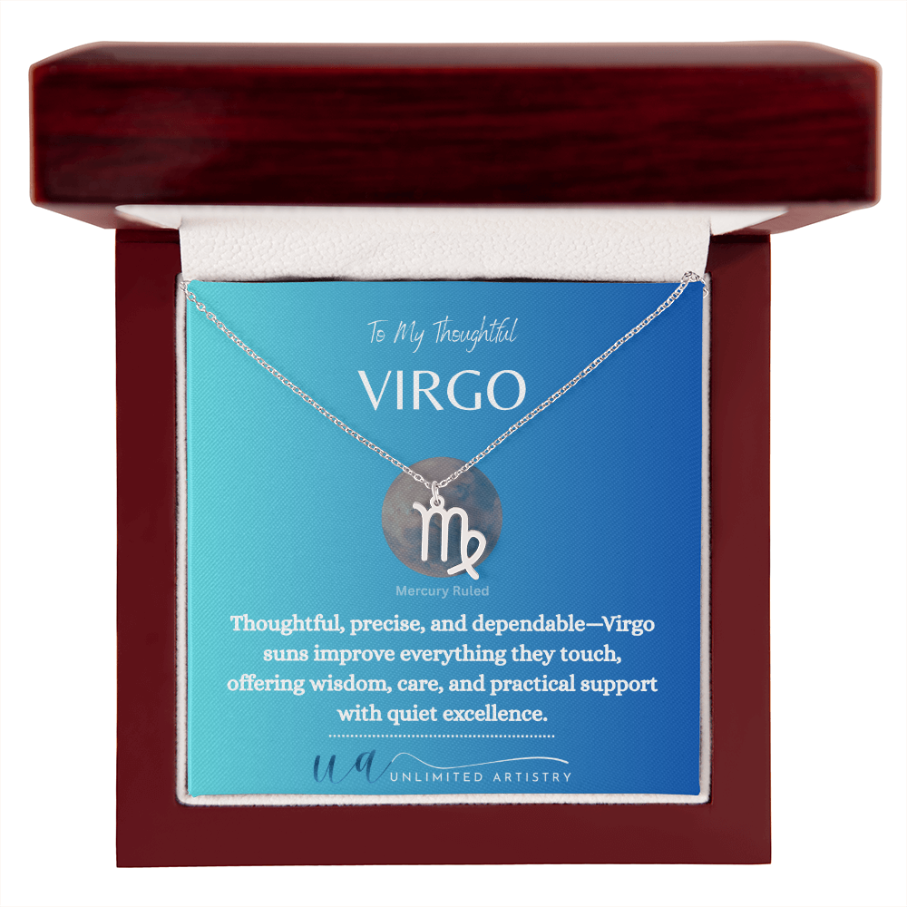 Virgo Zodiac Pendant 2