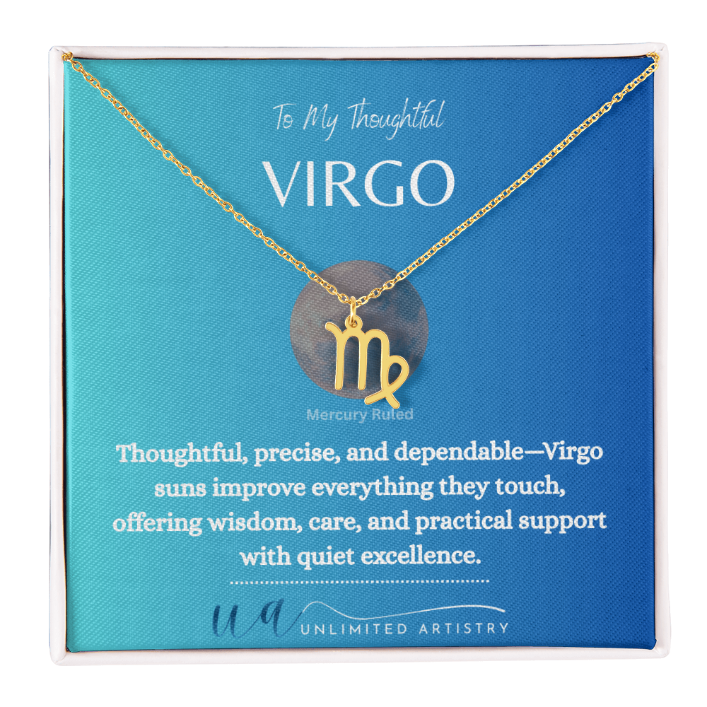 Virgo Zodiac Pendant 2