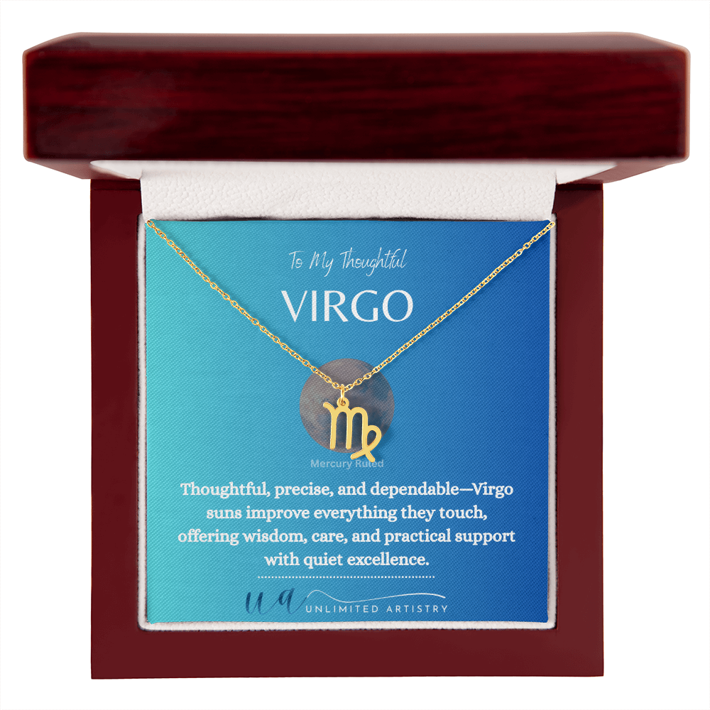Virgo Zodiac Pendant 2